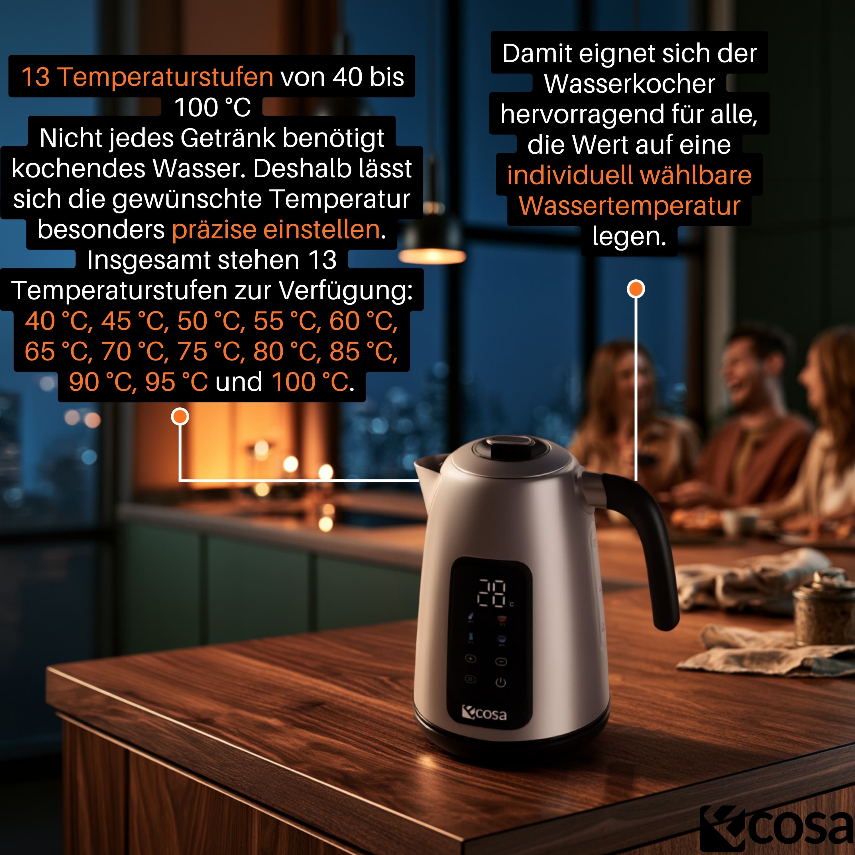 Ecosa EO-630 Wasserkocher