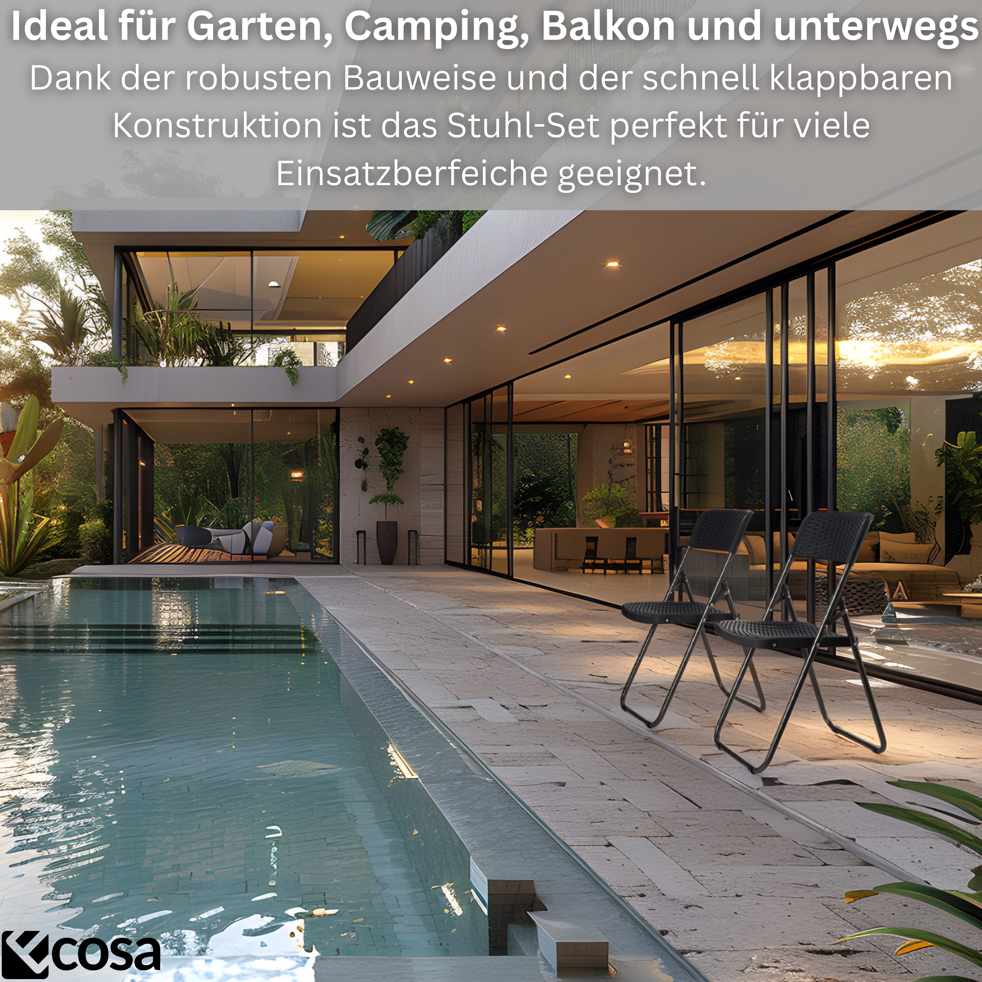 Ecosa EO-5081 Gartenstühle