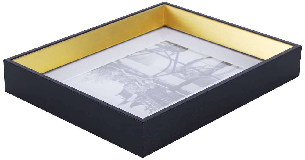 Ecosa EO-8140 Bilderrahmen 20x25 cm Schwarz/Gold Ecosa EO-8140 Bilderrahmen 20x25 cm Schwarz/Gold