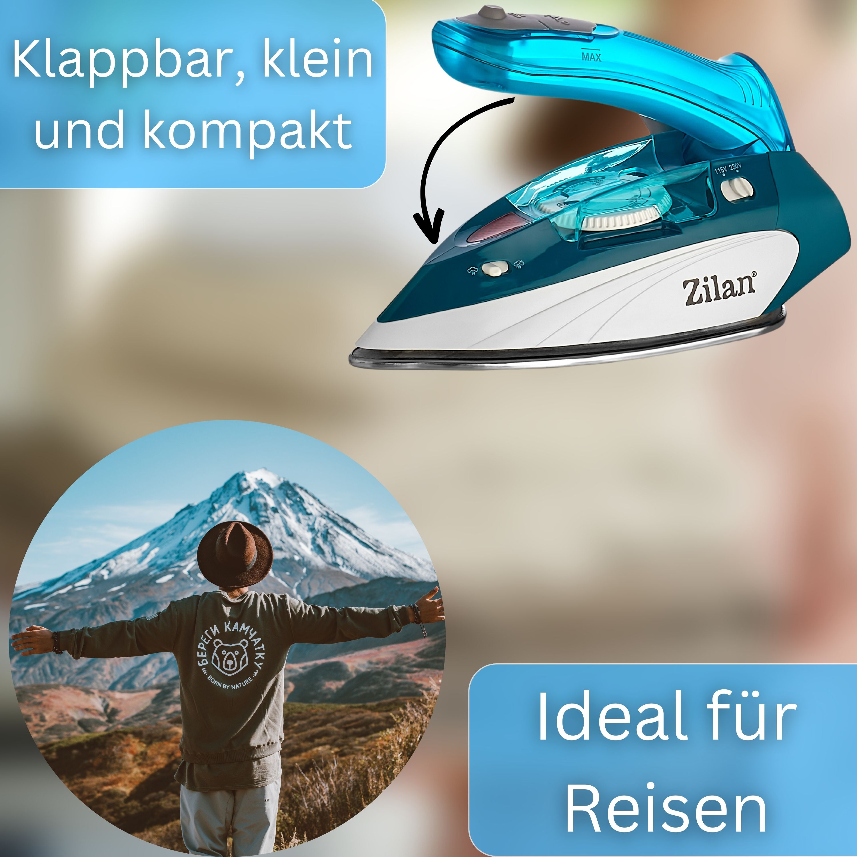 Zilan ZLN-4223 Reisebügeleisen