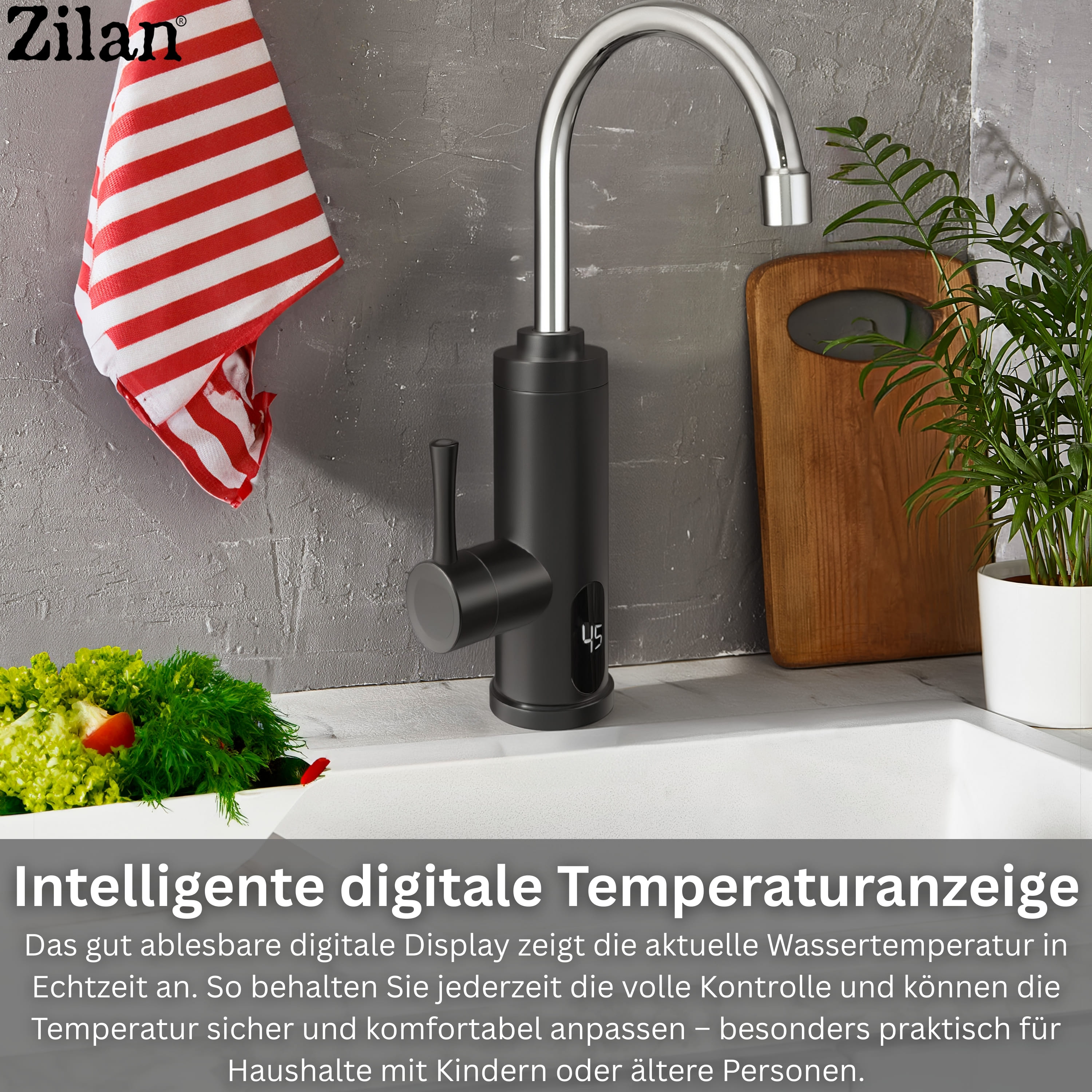 Zilan ZLN-7893 Elektrischer Wasserhahn