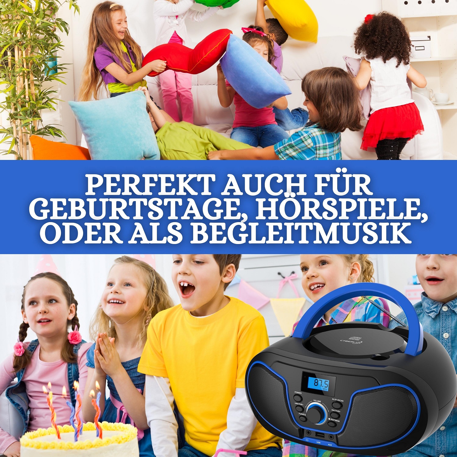 Cyberlux CL-2200 CD-Player Blau Cyberlux CL-2200 CD-Player Blau