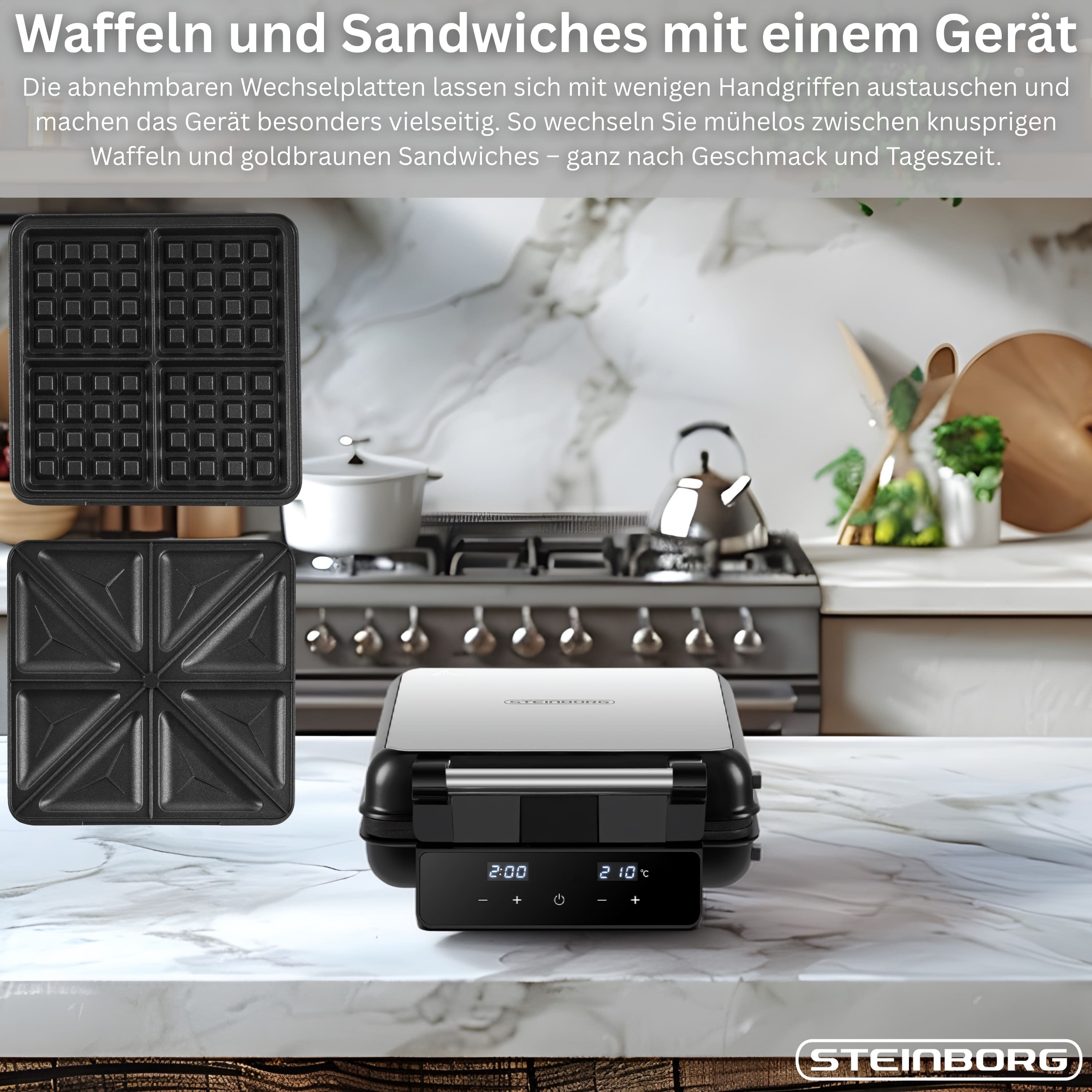 Steinborg SB-2241 Waffelmaker