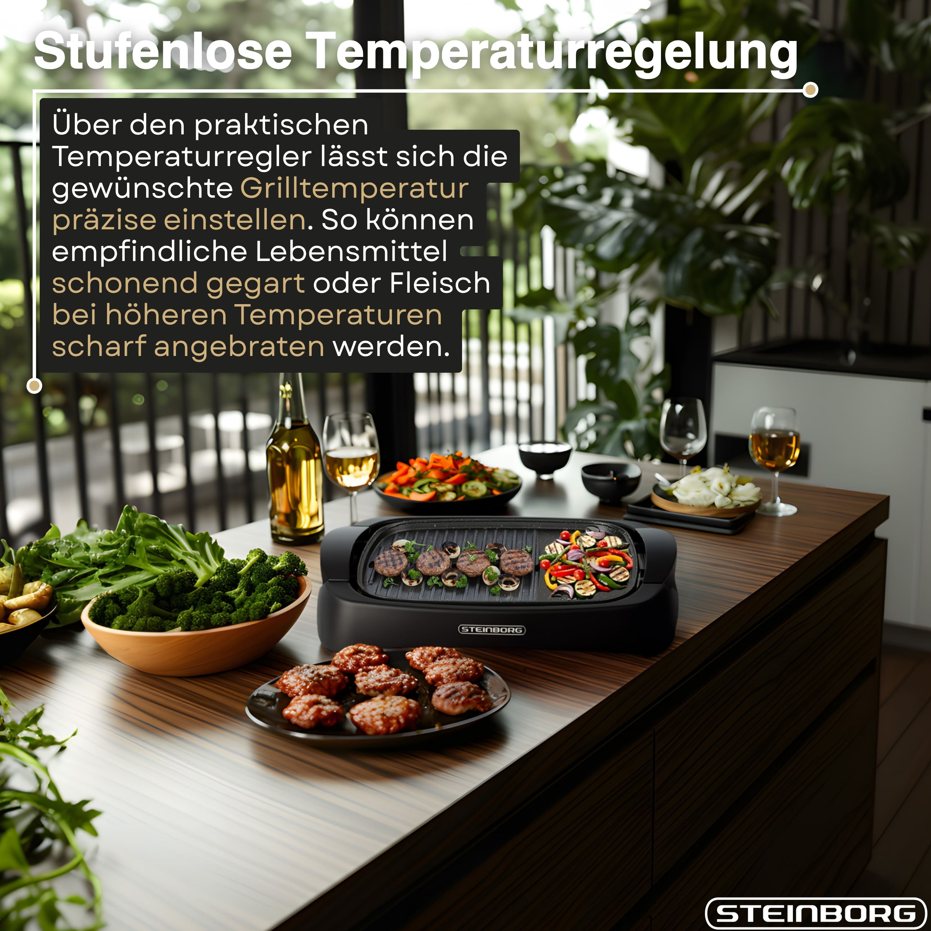 Steinborg SB-2160 Tischgrill