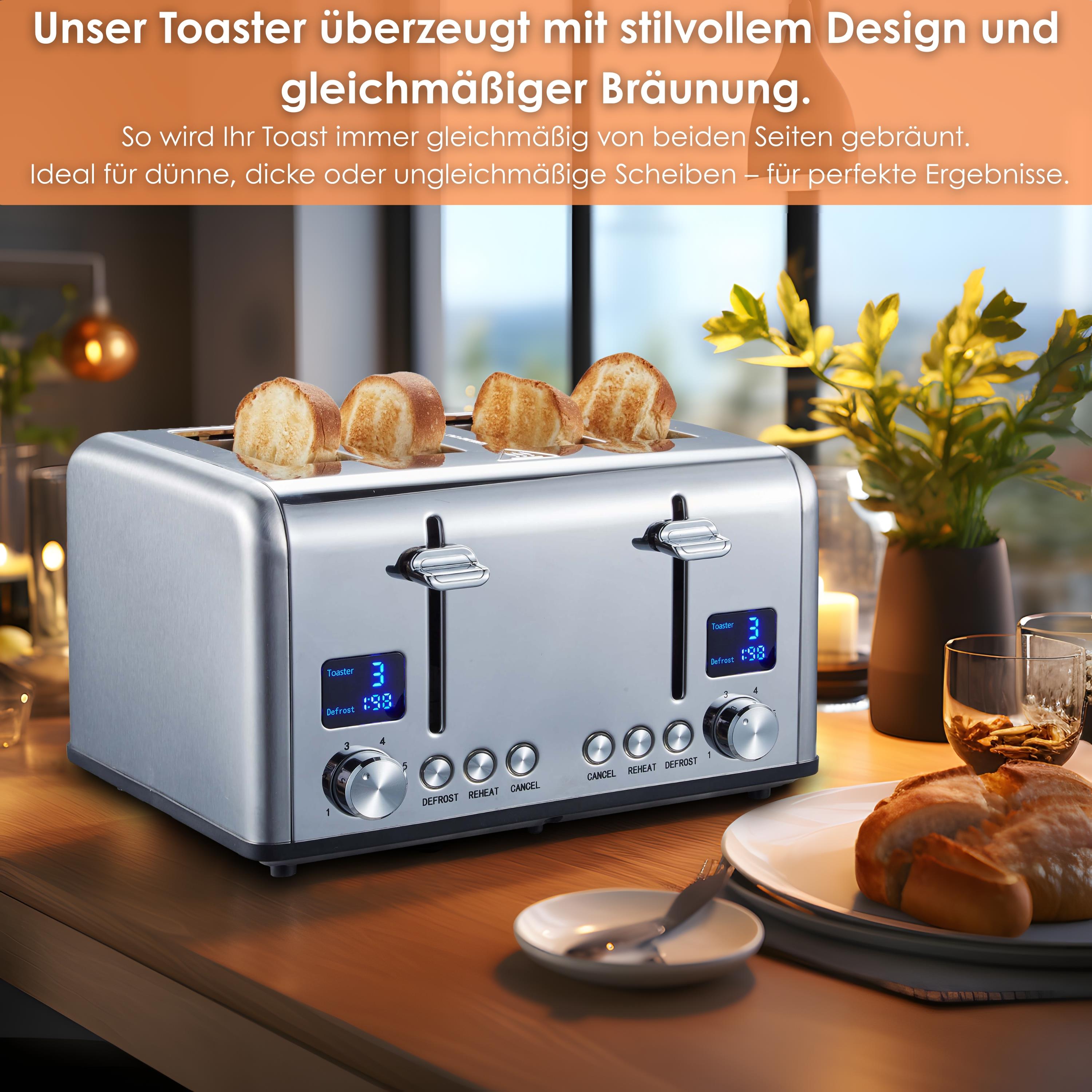 Steinborg SB-2080 Toaster 4 Scheiben