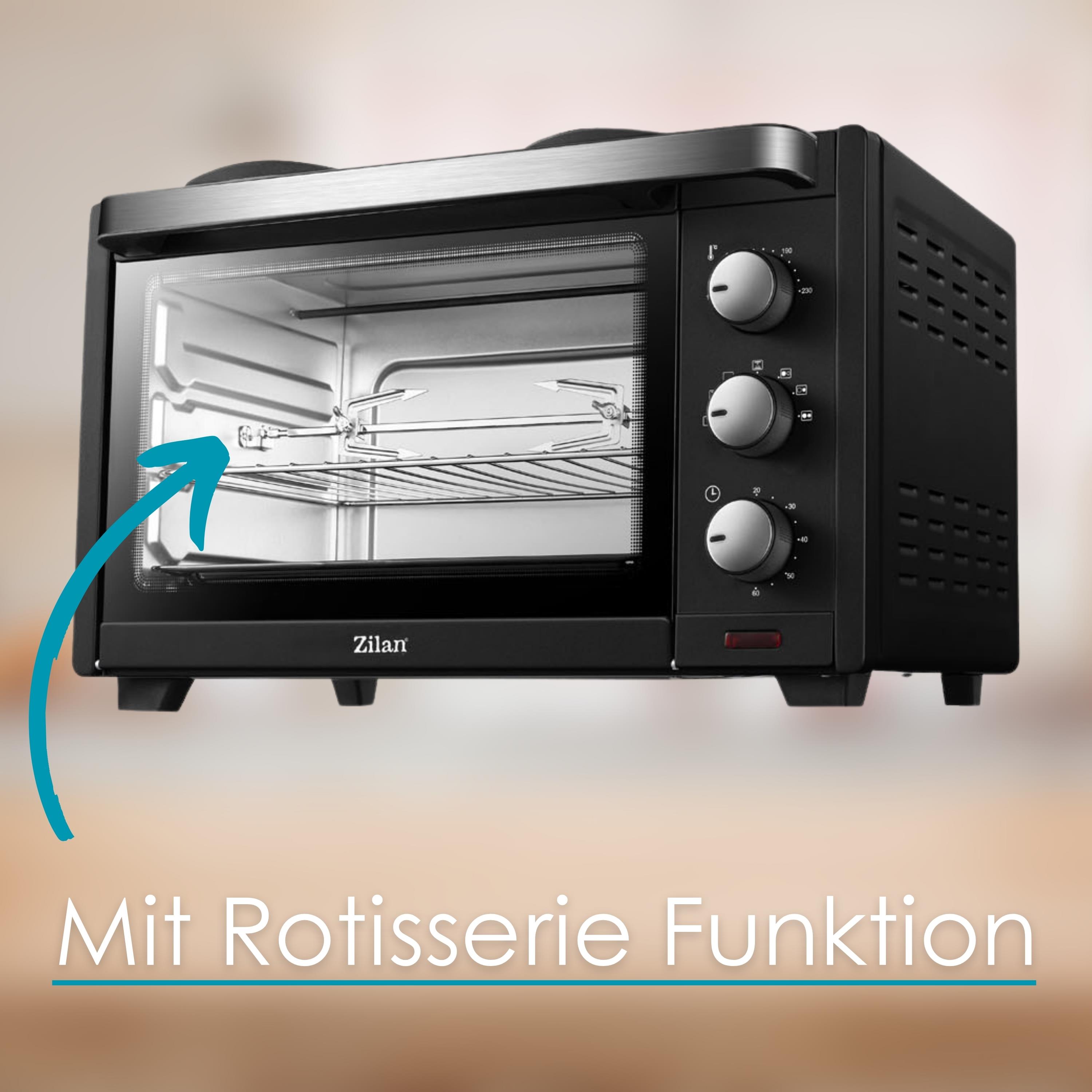 Zilan ZLN-0997 Minibackofen 28 Liter