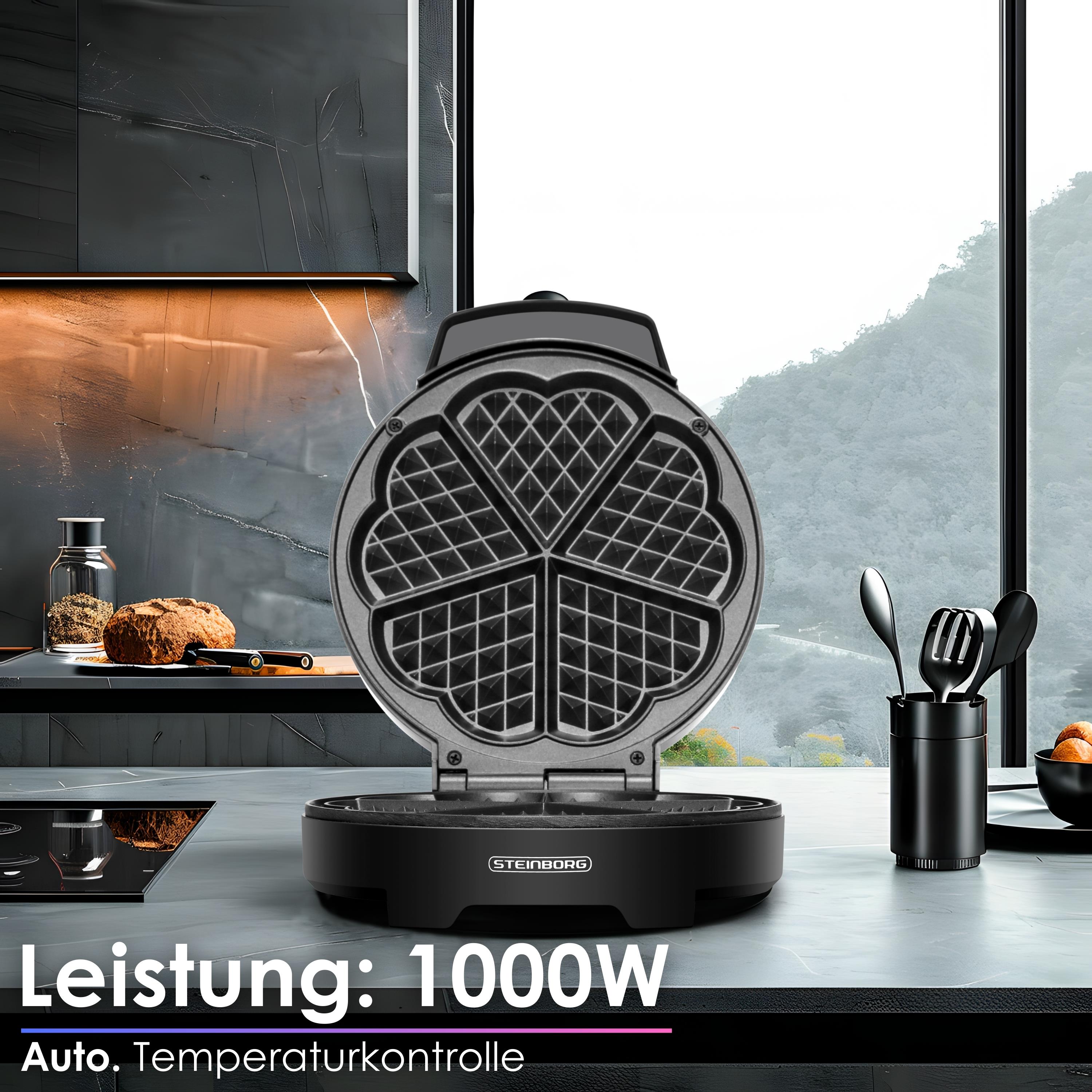 Steinborg SB-2050 Waffeleisen für klassische Herzwaffeln Steinborg SB-2050 Waffeleisen für klassische Herzwaffeln