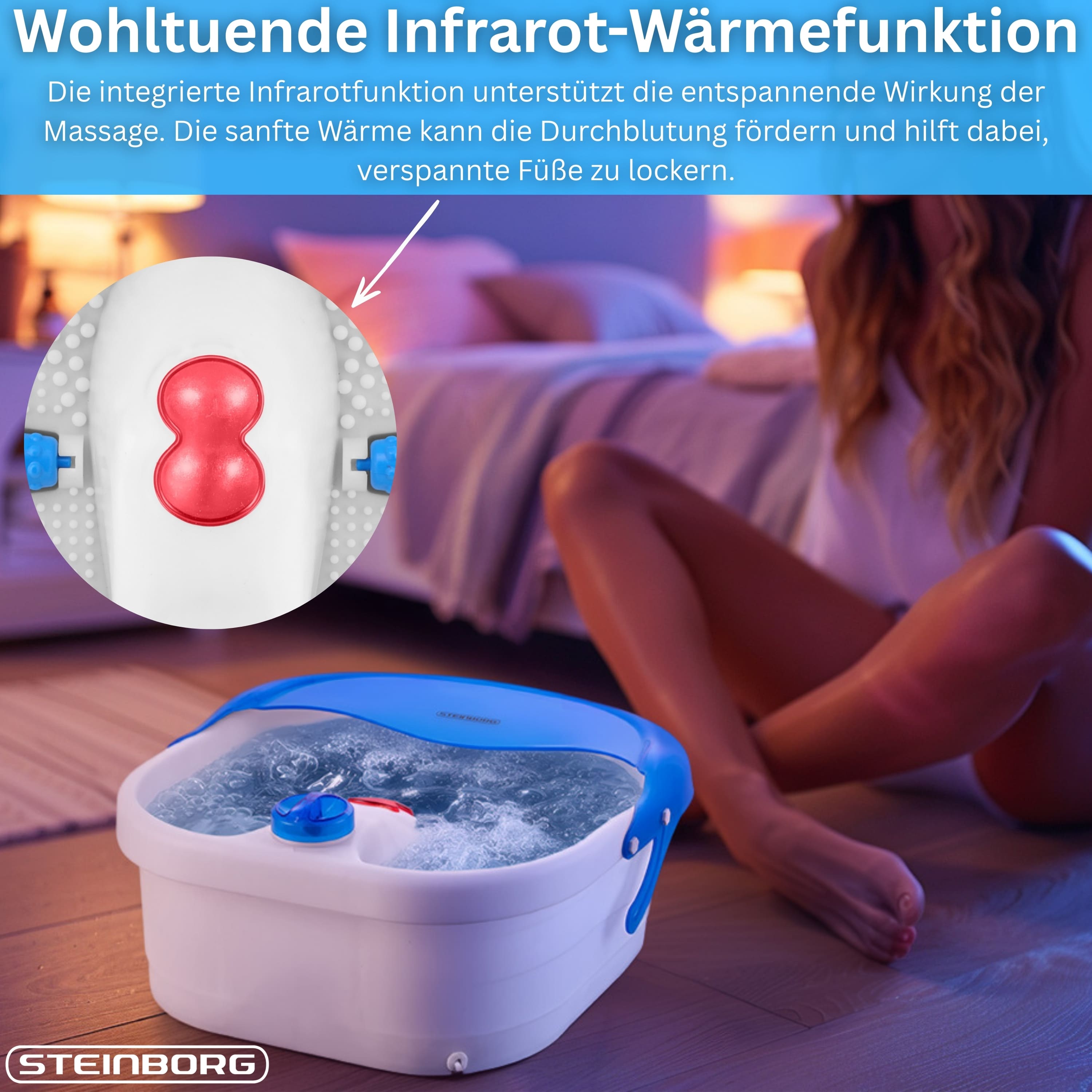 Steinborg SB-1050 Fußsprudelbad