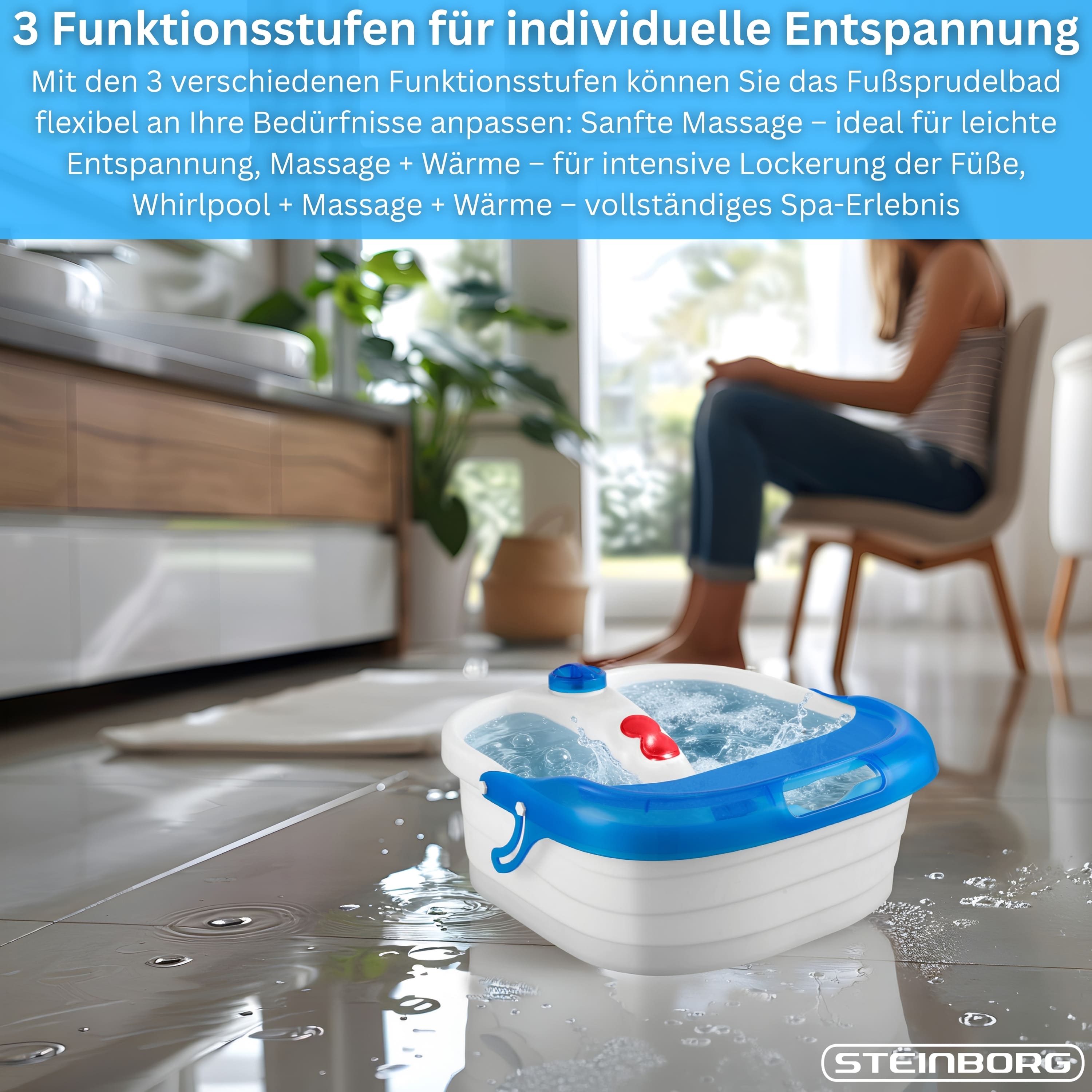 Steinborg SB-1050 Fußsprudelbad