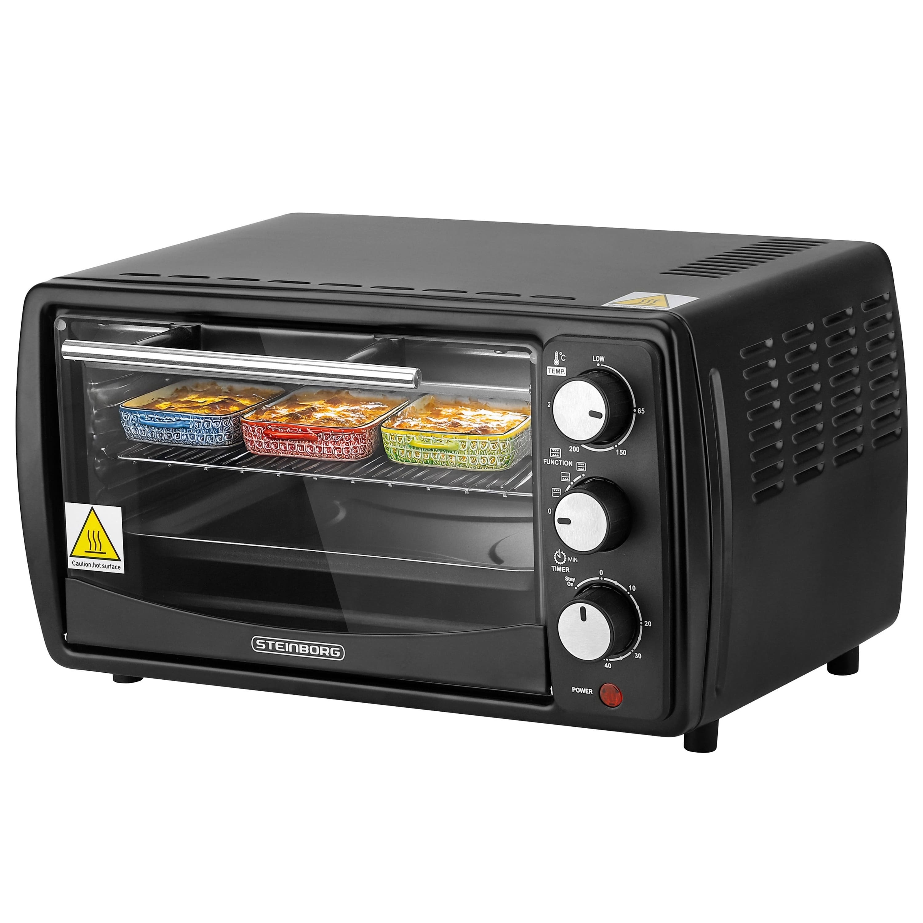 Steinborg SB-3005S SCHWARZ Backofen 13 Liter