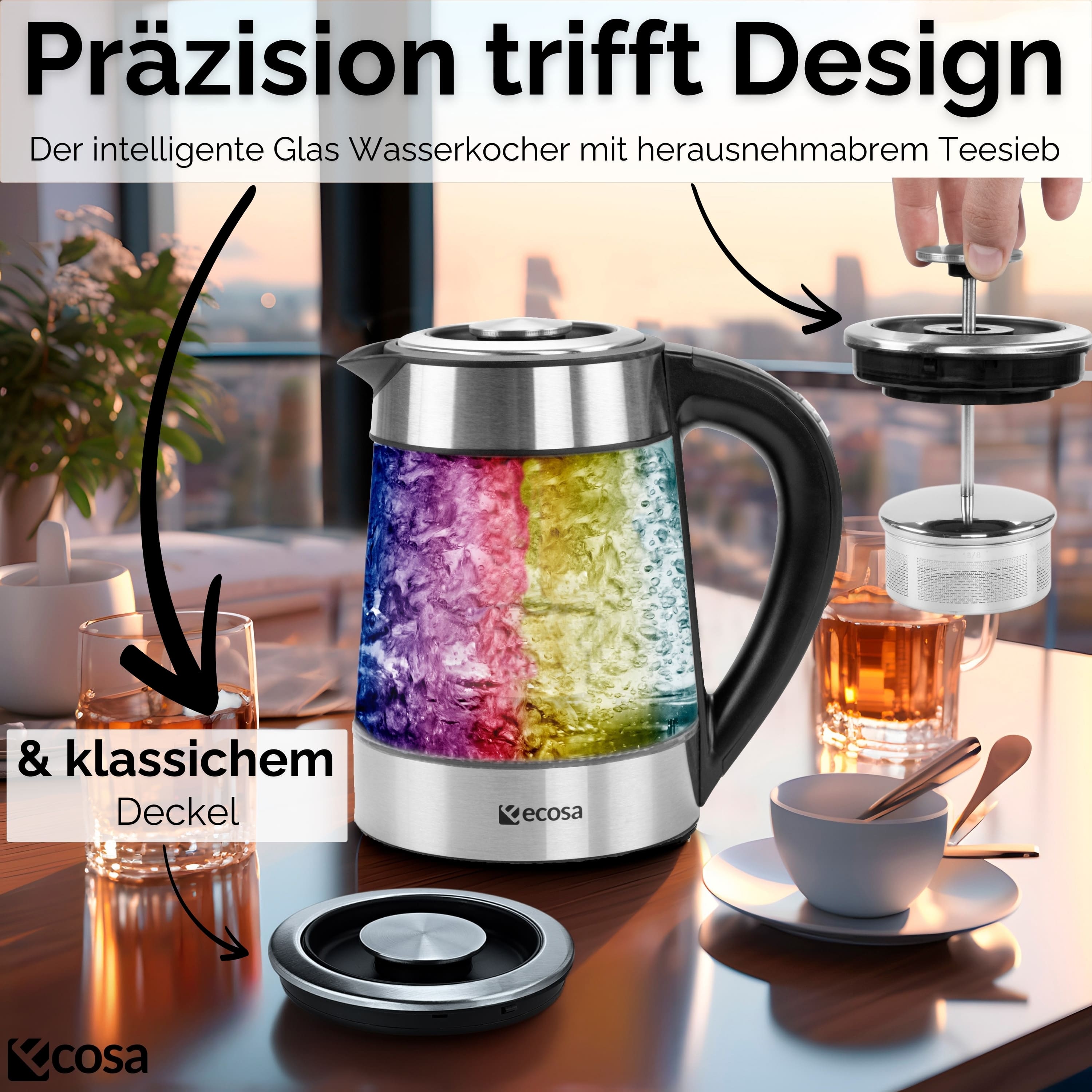 Ecosa EO-666 Wasserkocher