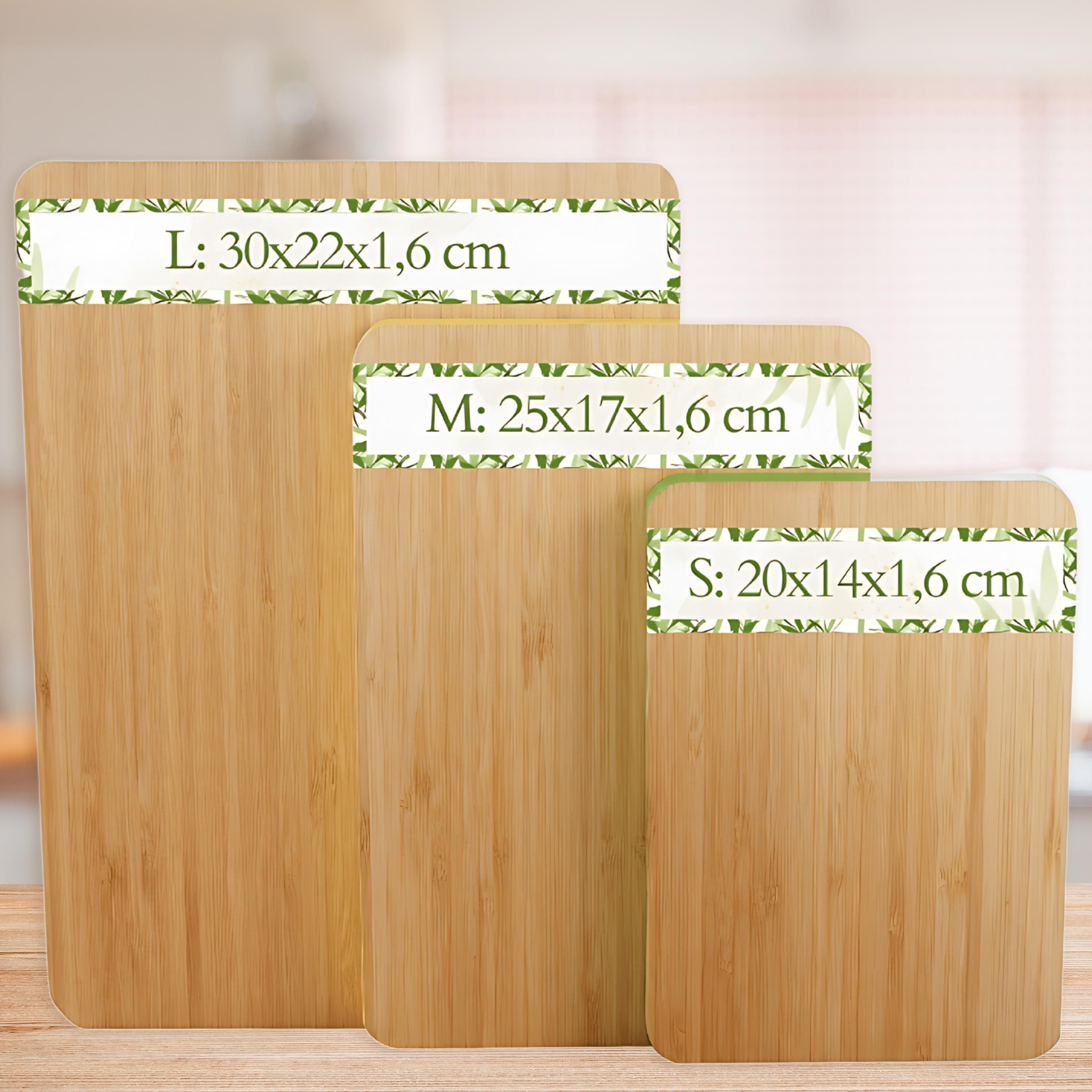 Ecosa Schneidebrett 3er Set aus nachhaltigem Bambus Ecosa Schneidebrett 3er Set aus nachhaltigem Bambus