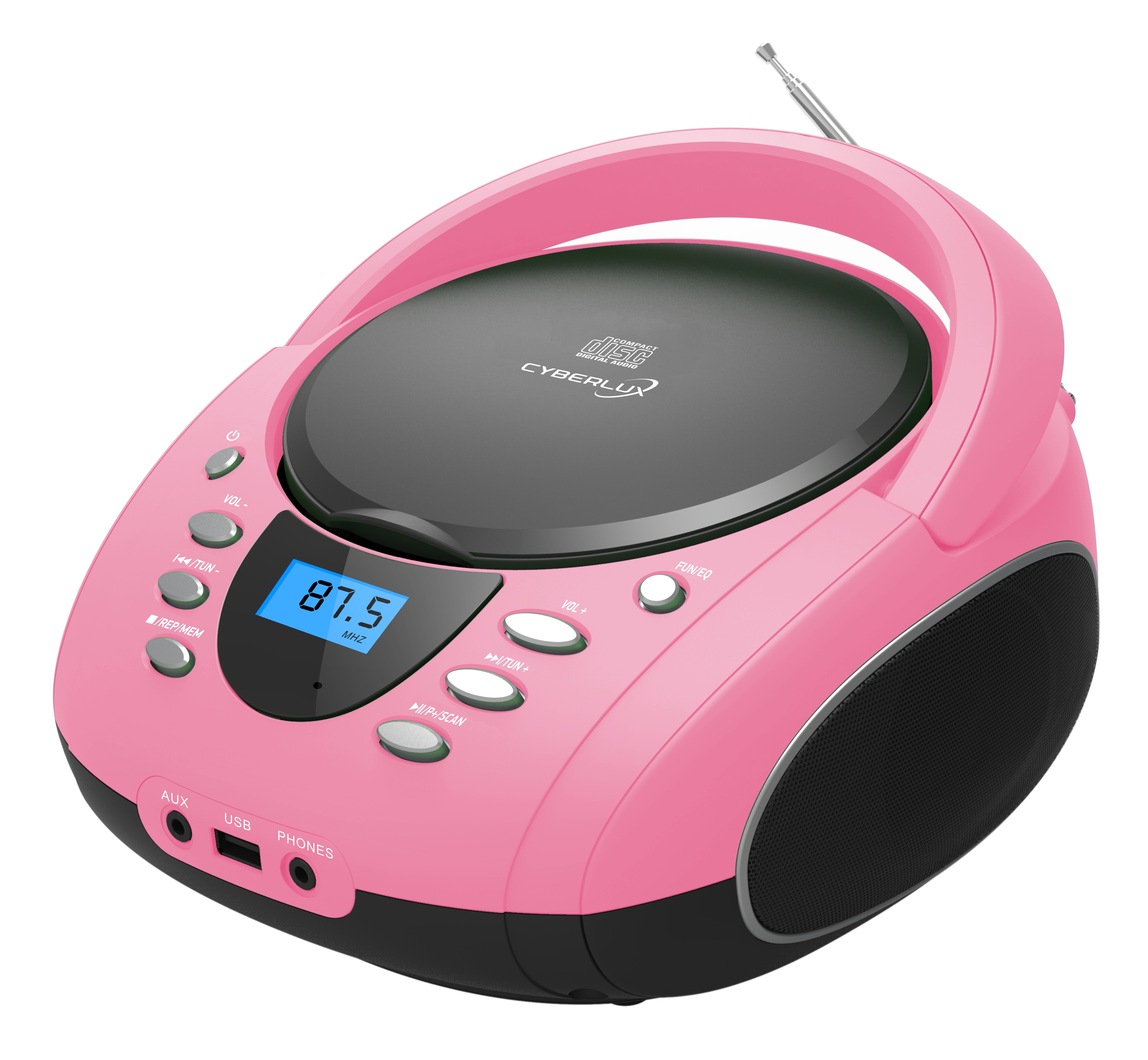 Cyberlux CL-720 CD-Player Pink Cyberlux CL-720 CD-Player Pink
