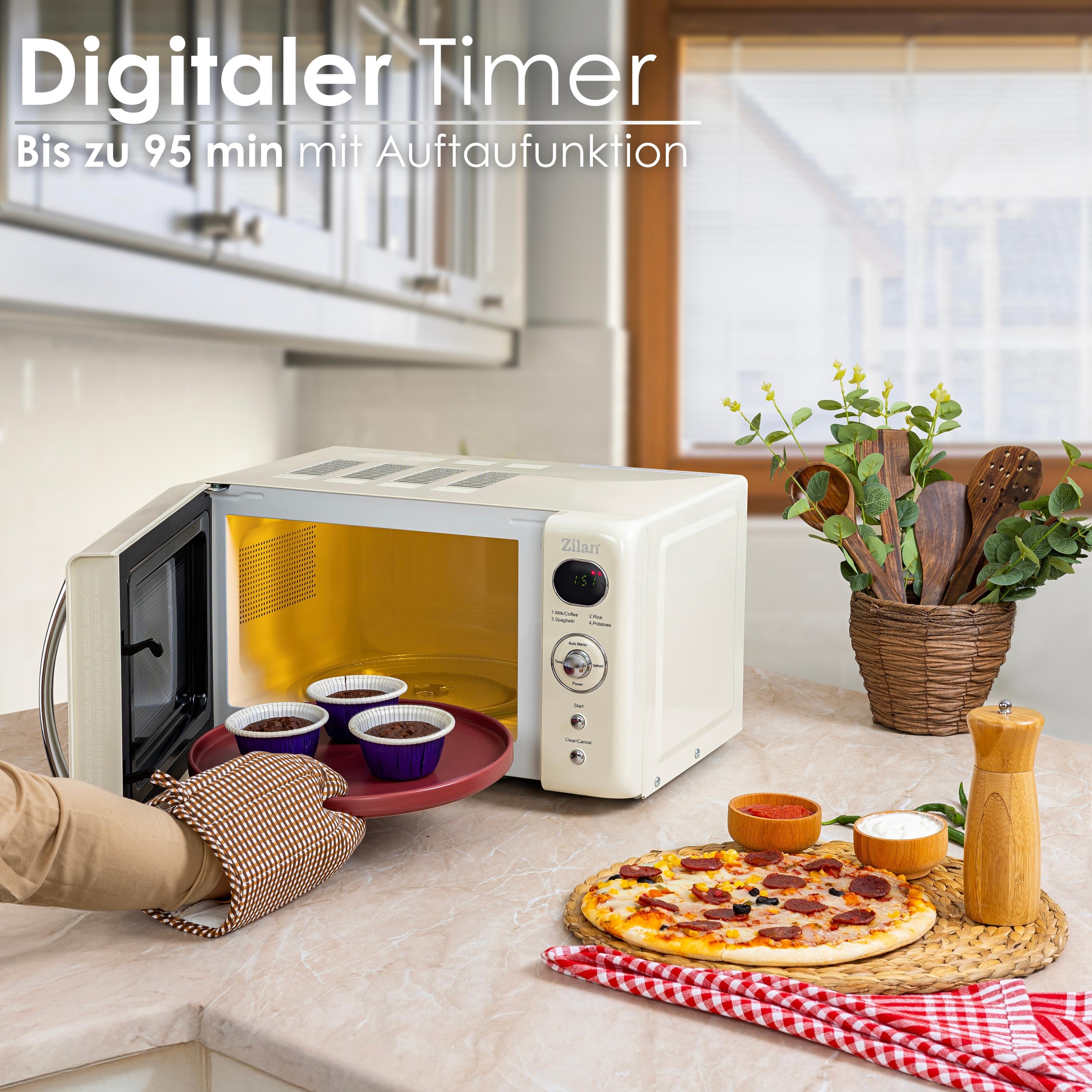 Zilan ZLN-1245 Mikrowelle Retro