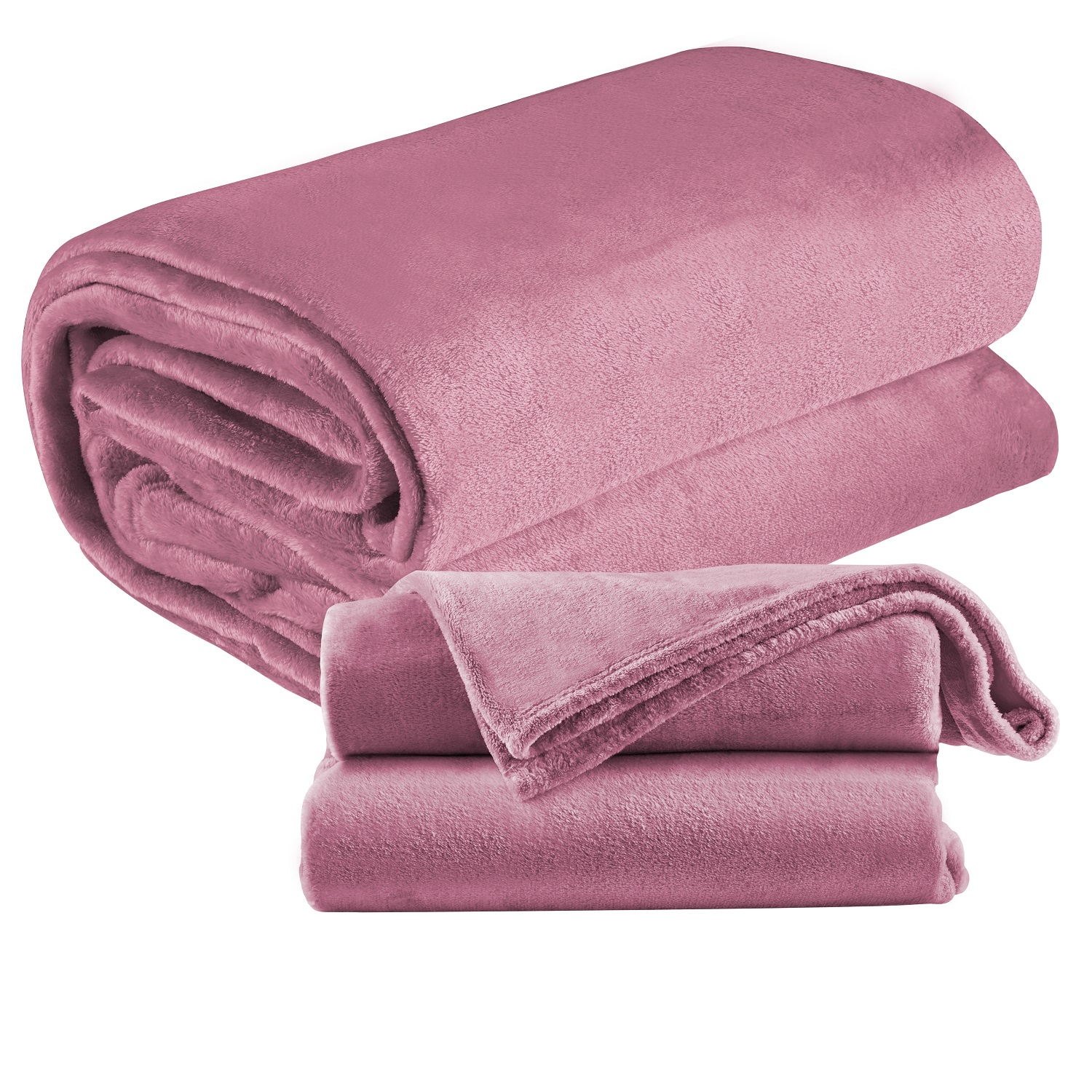 Ecosa EO-9513 Kuscheldecke 220*240cm Pink