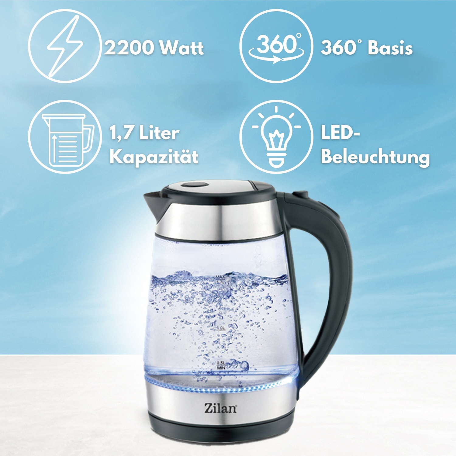 Zilan ZLN-3963 Wasserkocher