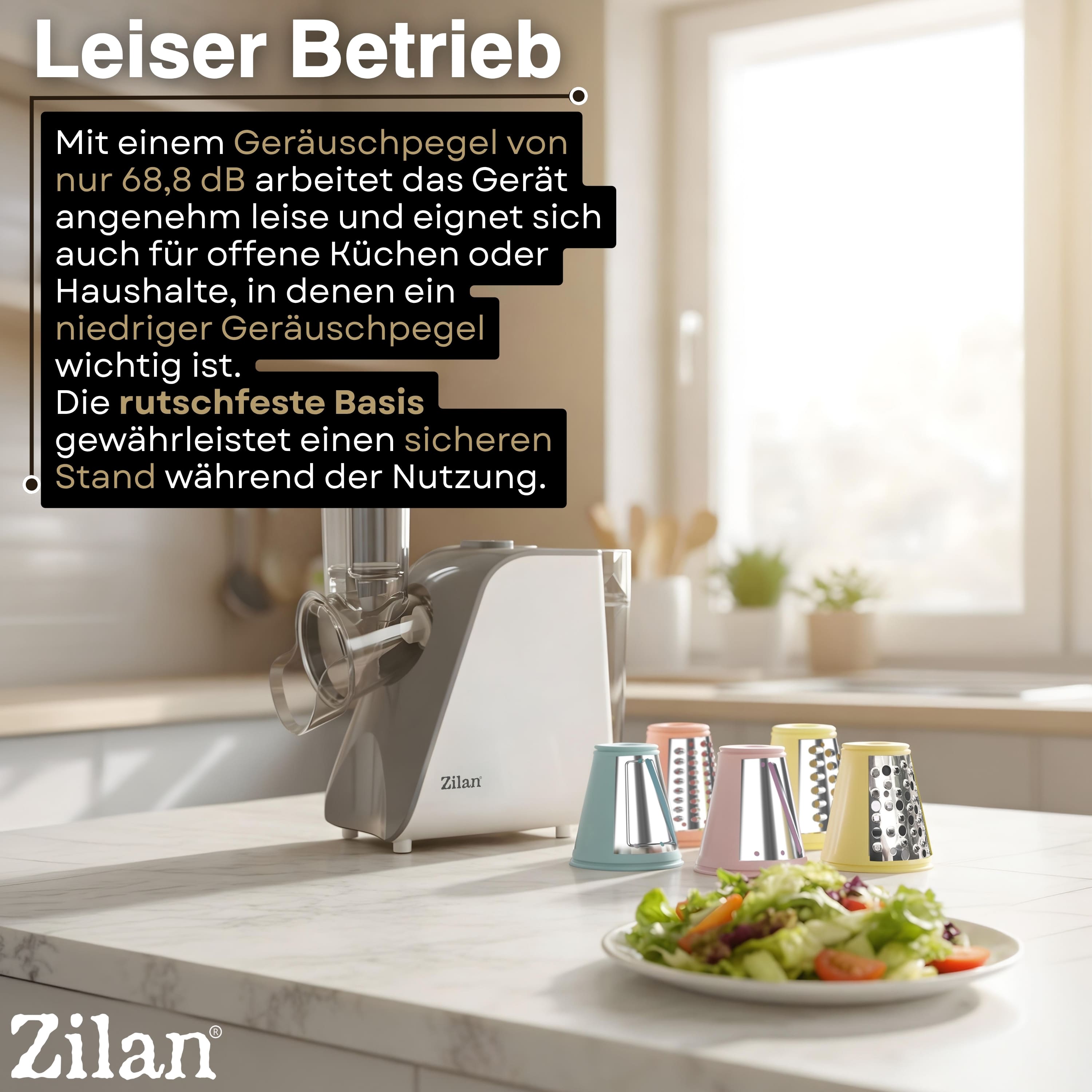 Zilan ZLN-2778 Elektrischer Gemüsehobel