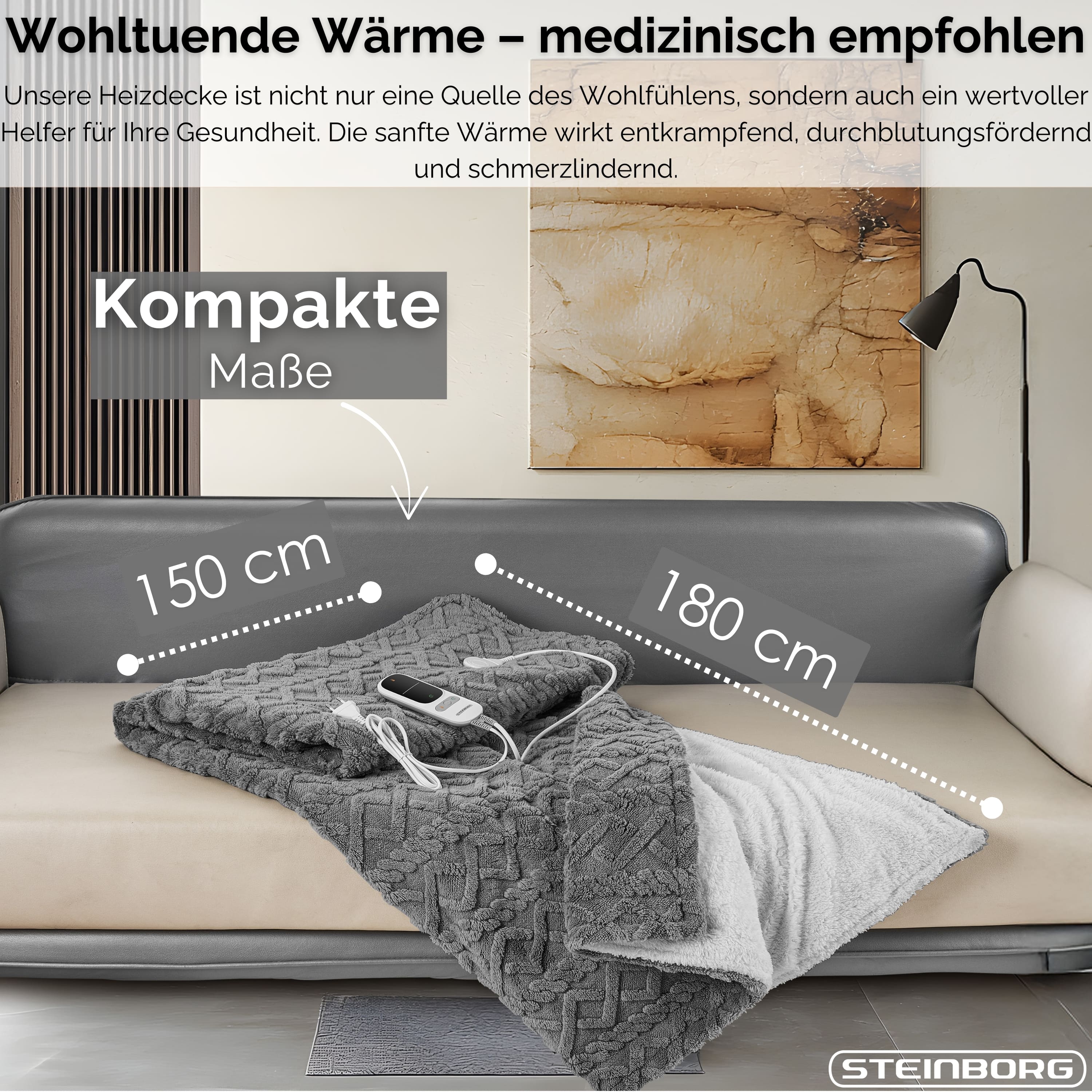 Steinborg SB-9523 Heizdecke 180*130 cm Steinborg SB-9523 Heizdecke 180*130 cm