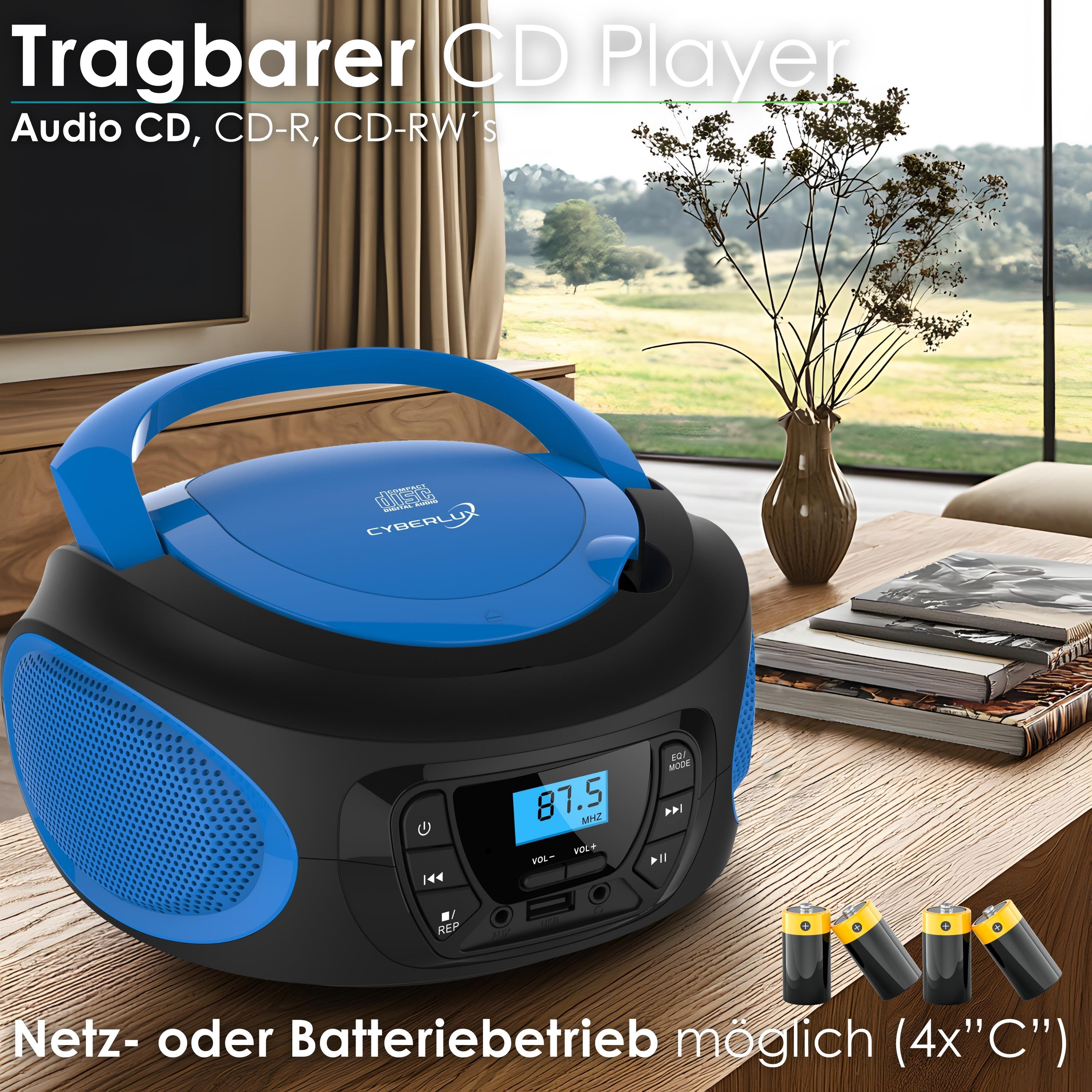 Cyberlux CL-610 CD-Player Blau Cyberlux CL-610 CD-Player Blau