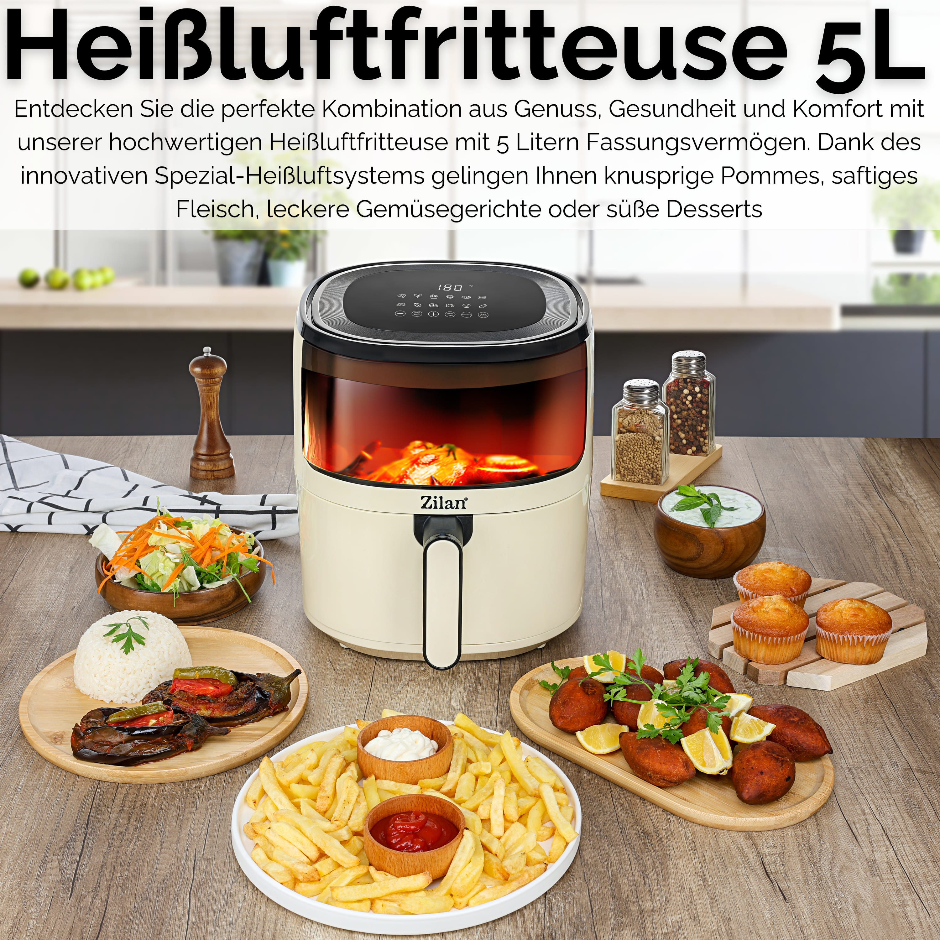 Zilan ZLN-9984 Heißluftfritteuse