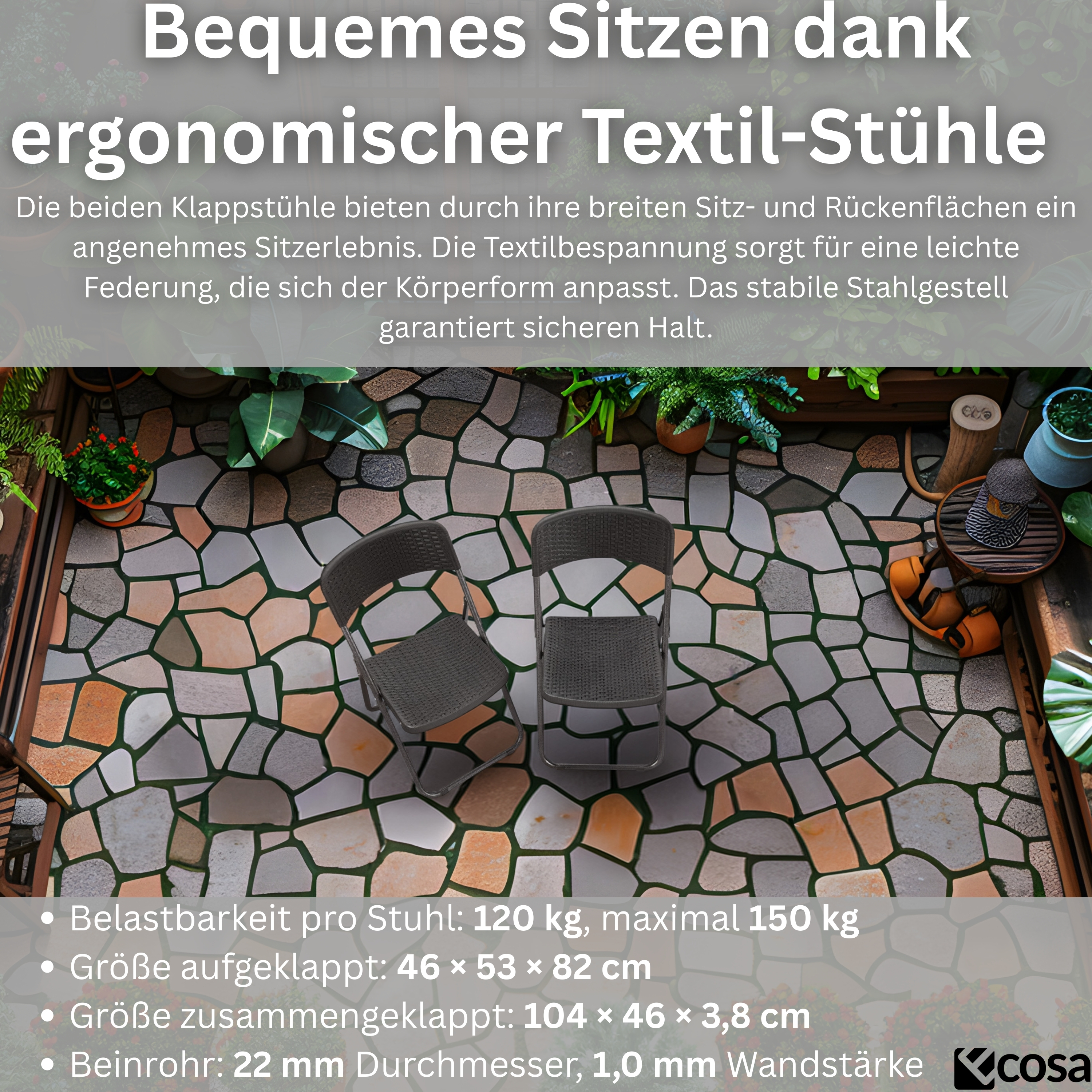 Ecosa EO-5081 Gartenstühle