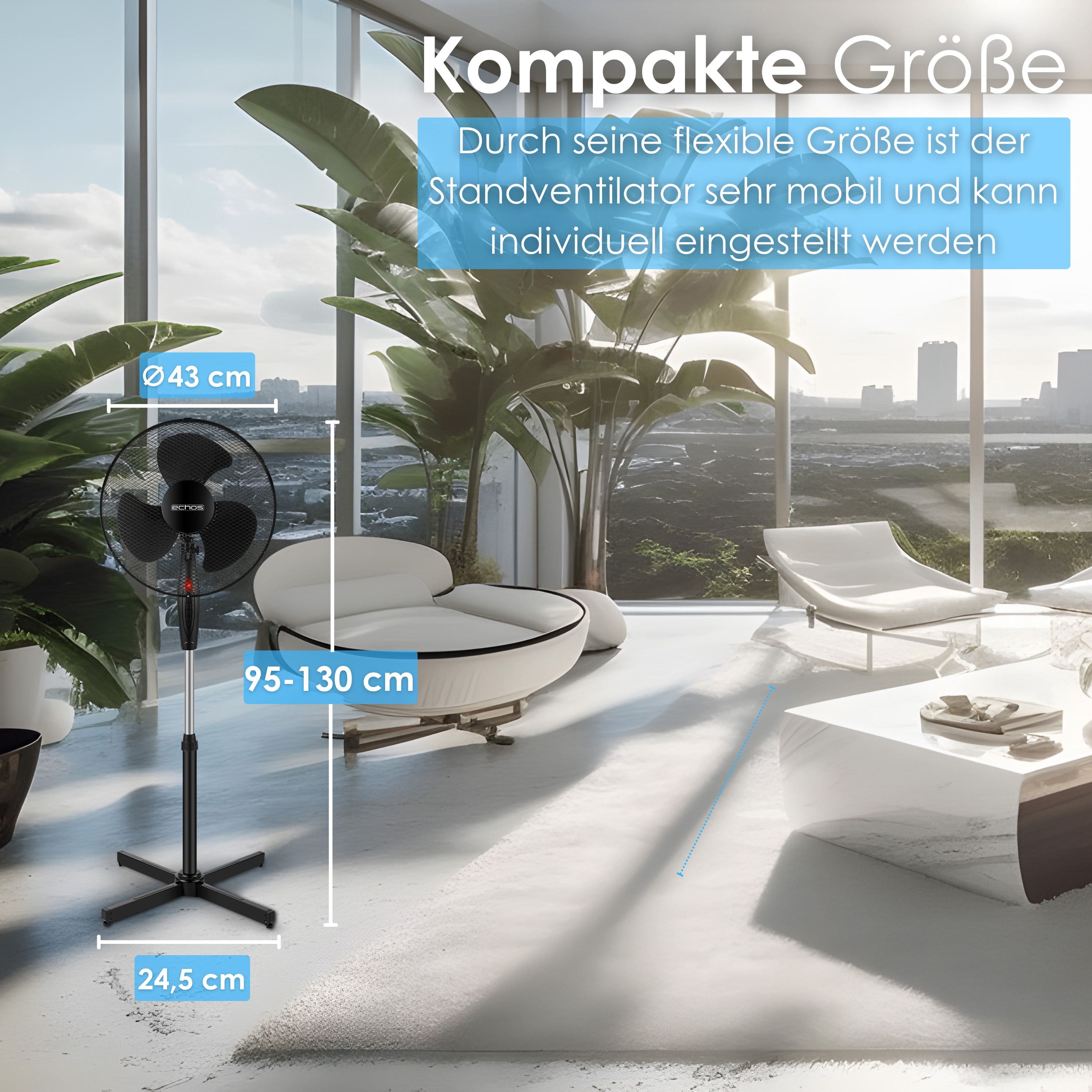 Echos Eco-102 Standventilator
