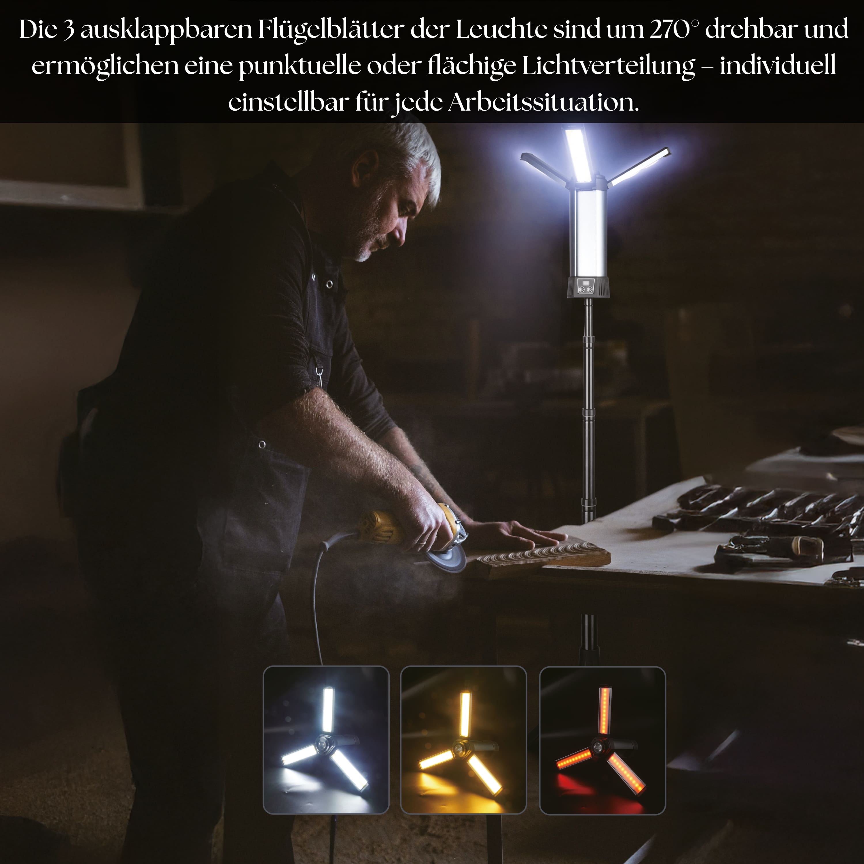 Steinborg SB-8200 12in1 Multfunktionsleuchte