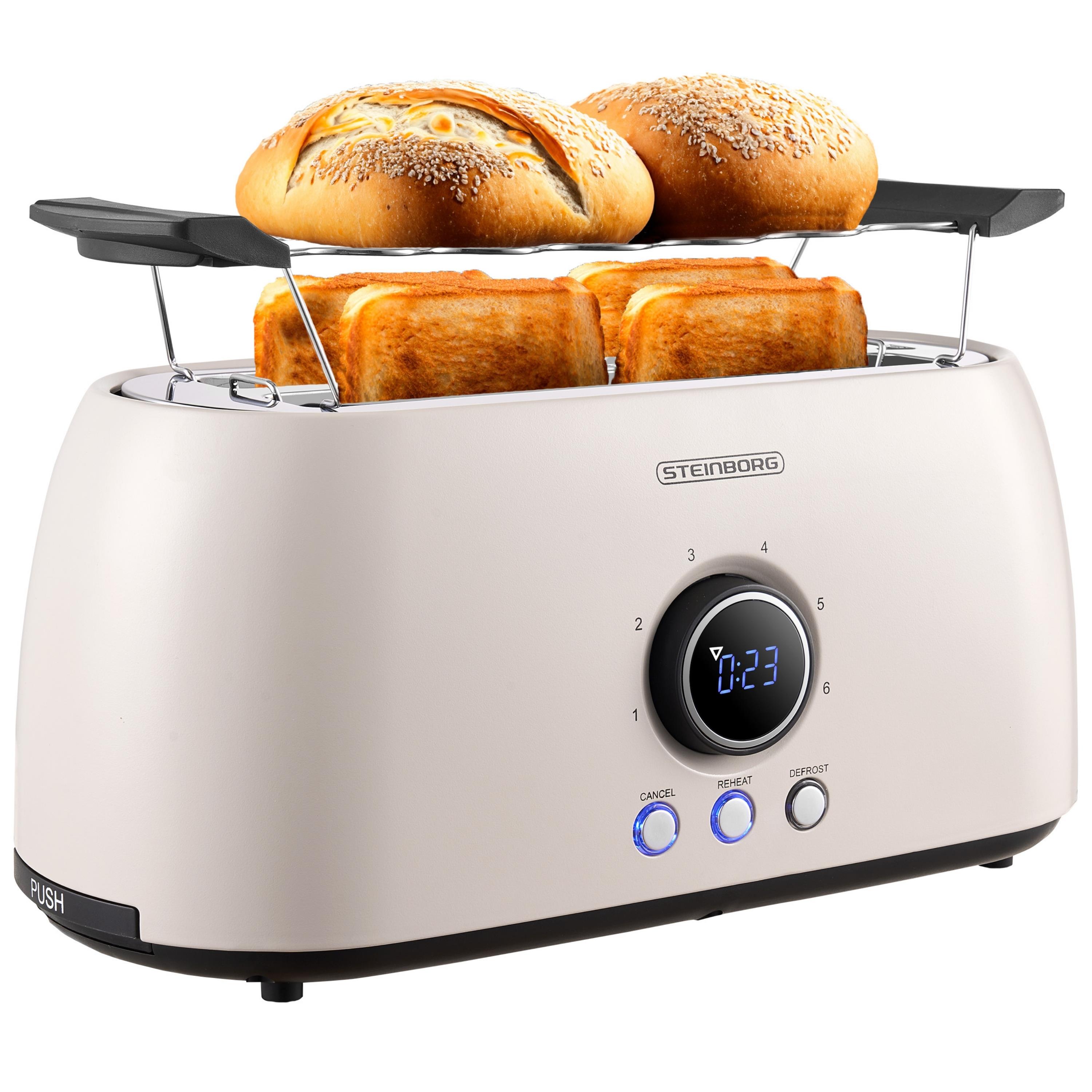 Steinborg SB-2214 Toaster 2 lang Silce Beige