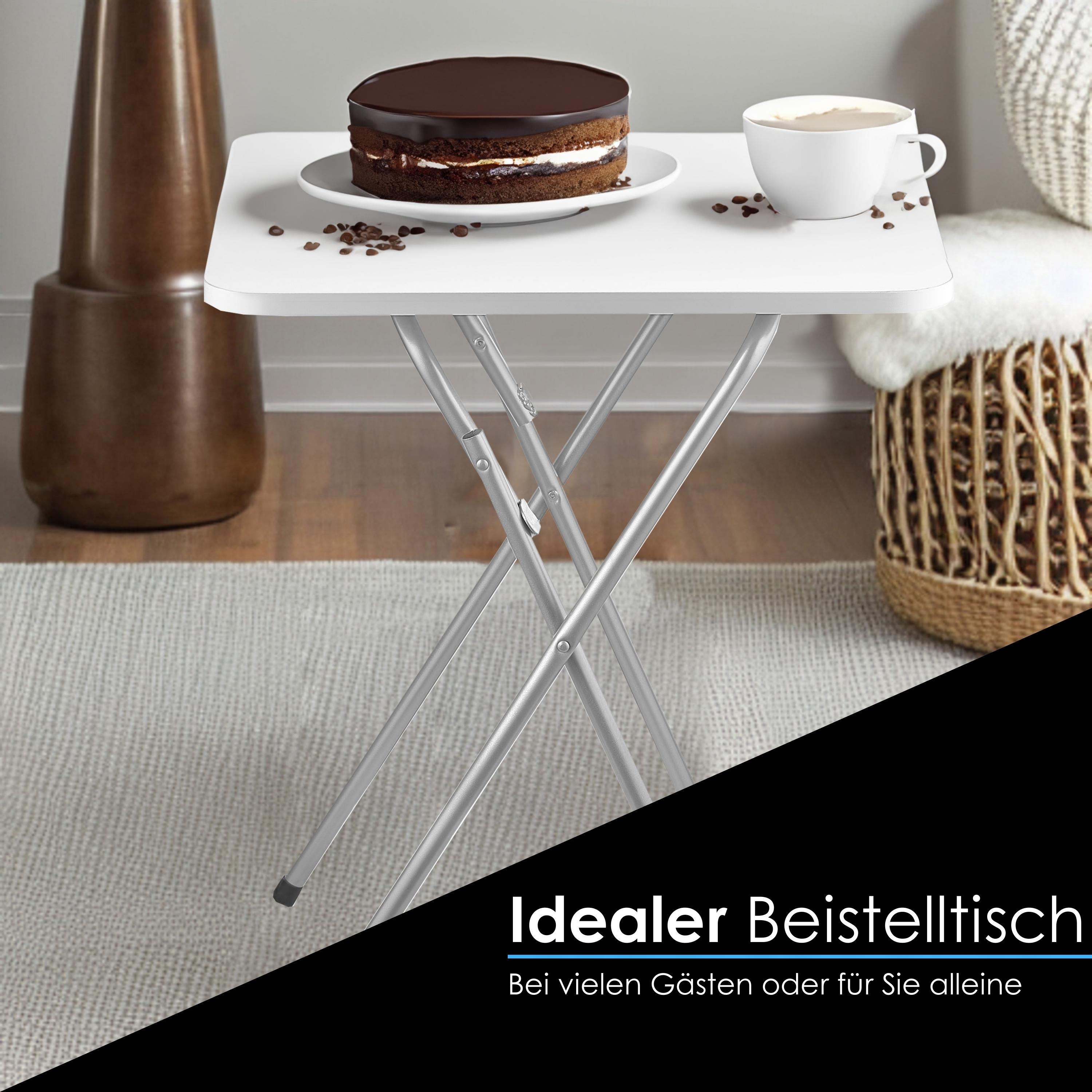 Zilan Faltbarer Tisch Klein Klapptisch stabil Dekortisch Campingtisch Zilan Faltbarer Tisch Klein Klapptisch stabil Dekortisch Campingtisch