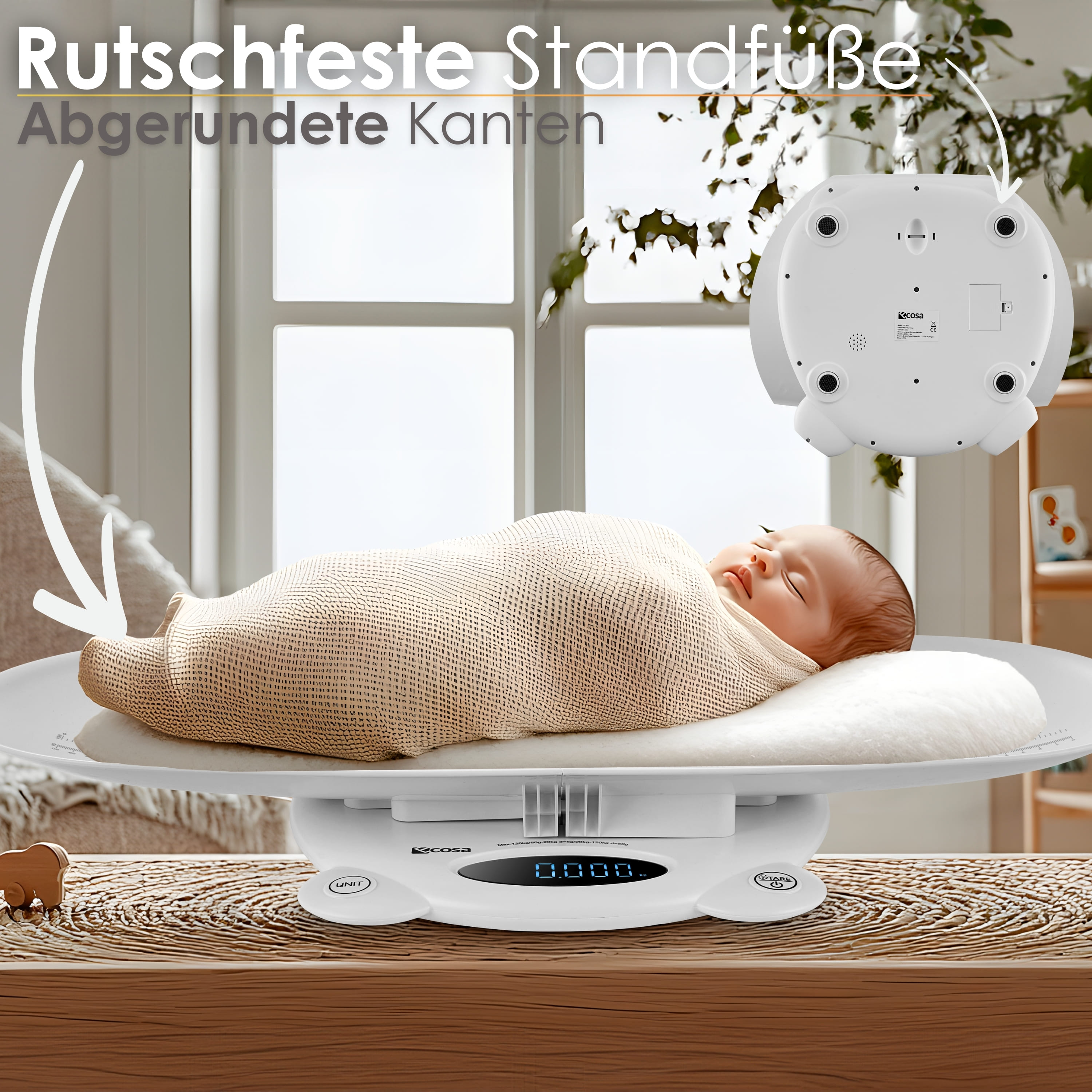 Ecosa EO-2620 Babywaage Petwaage