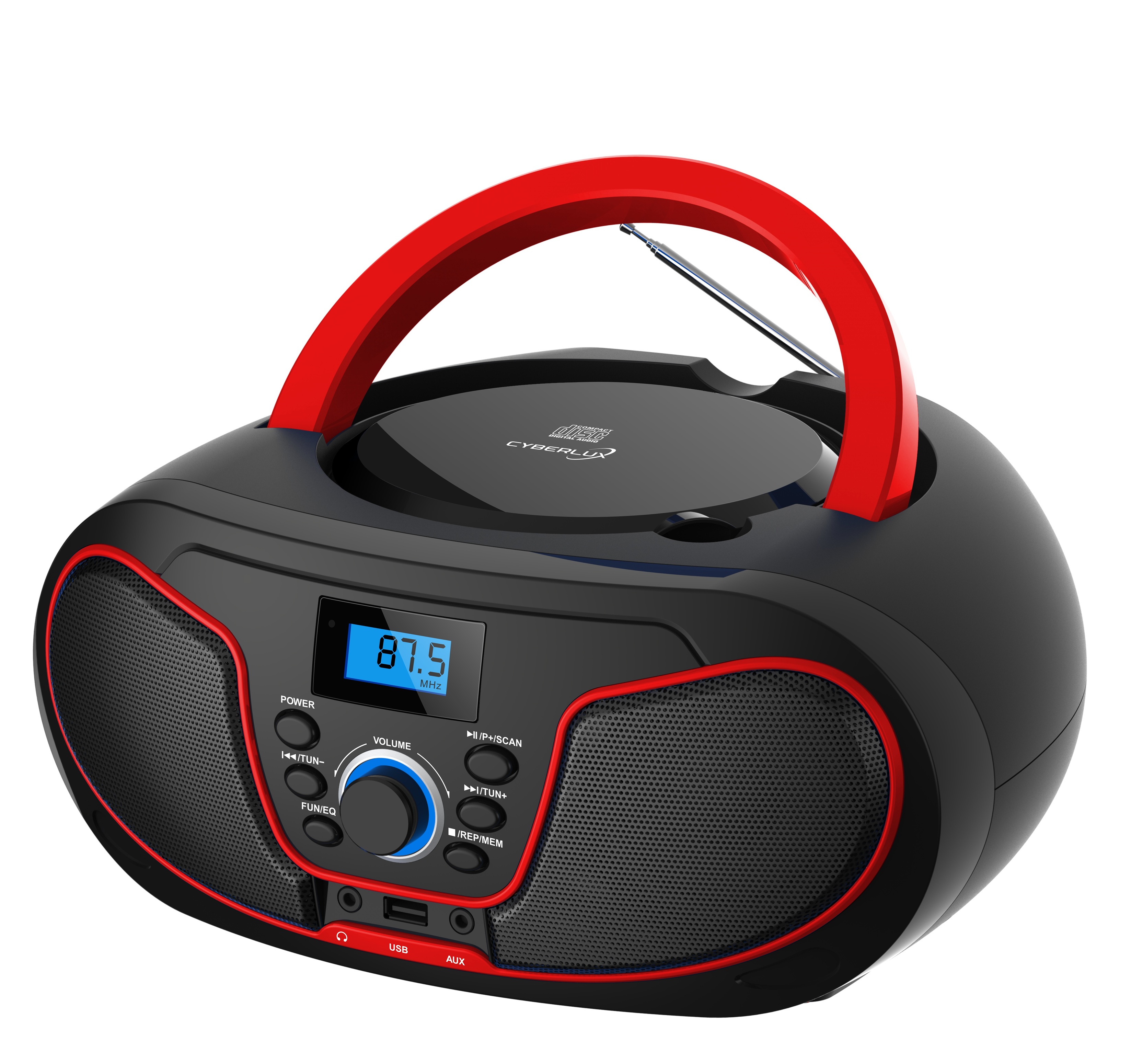 Cyberlux CL-2100 CD-Player Rot
