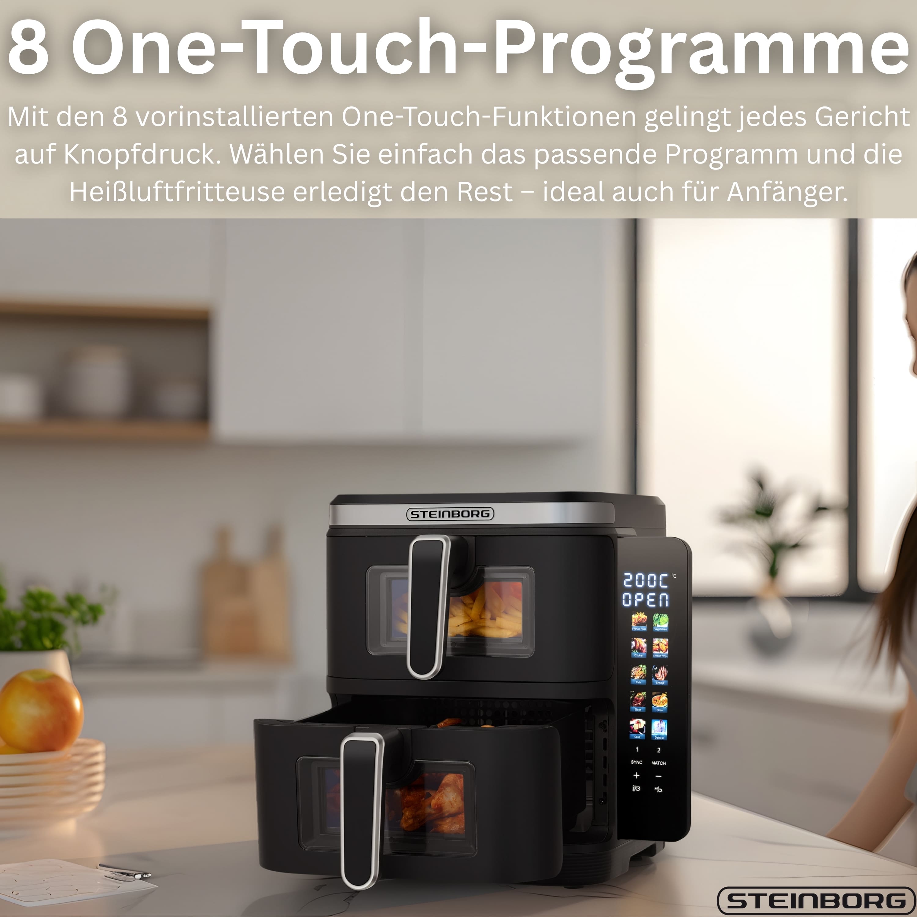Steinborg SB-3162 Heißluftfritteuse