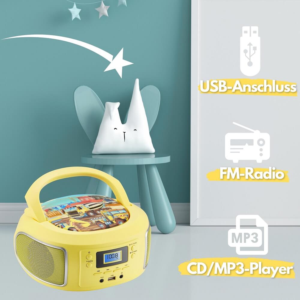 Cyberlux CL-950 CD-Player Gelb Cyberlux CL-950 CD-Player Gelb