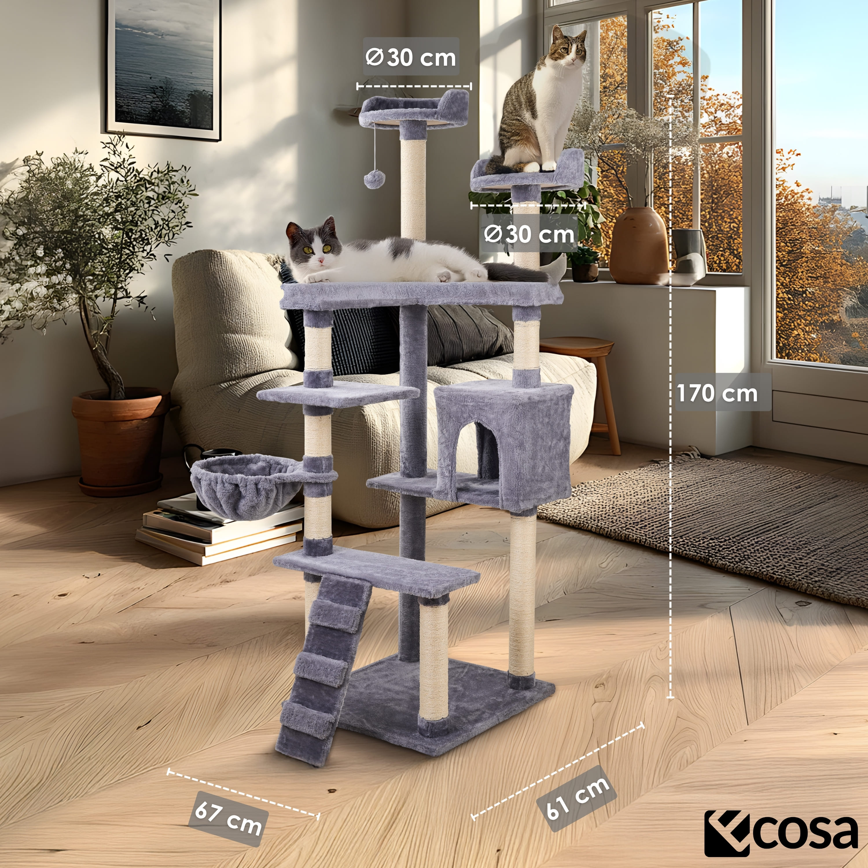 Ecosa EO-6070 Katzenbaum