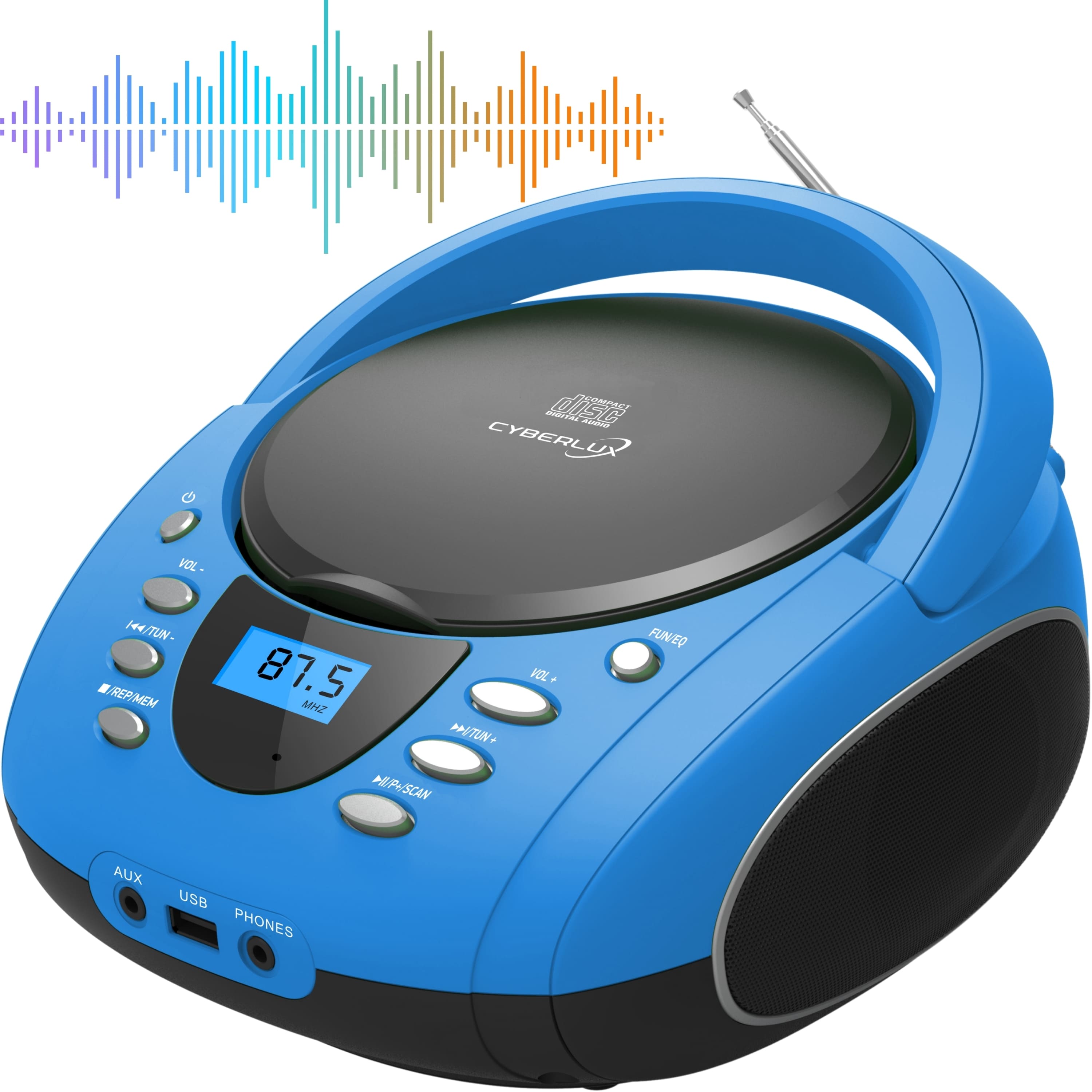 Cyberlux CL-710 CD-Player Blau Cyberlux CL-710 CD-Player Blau