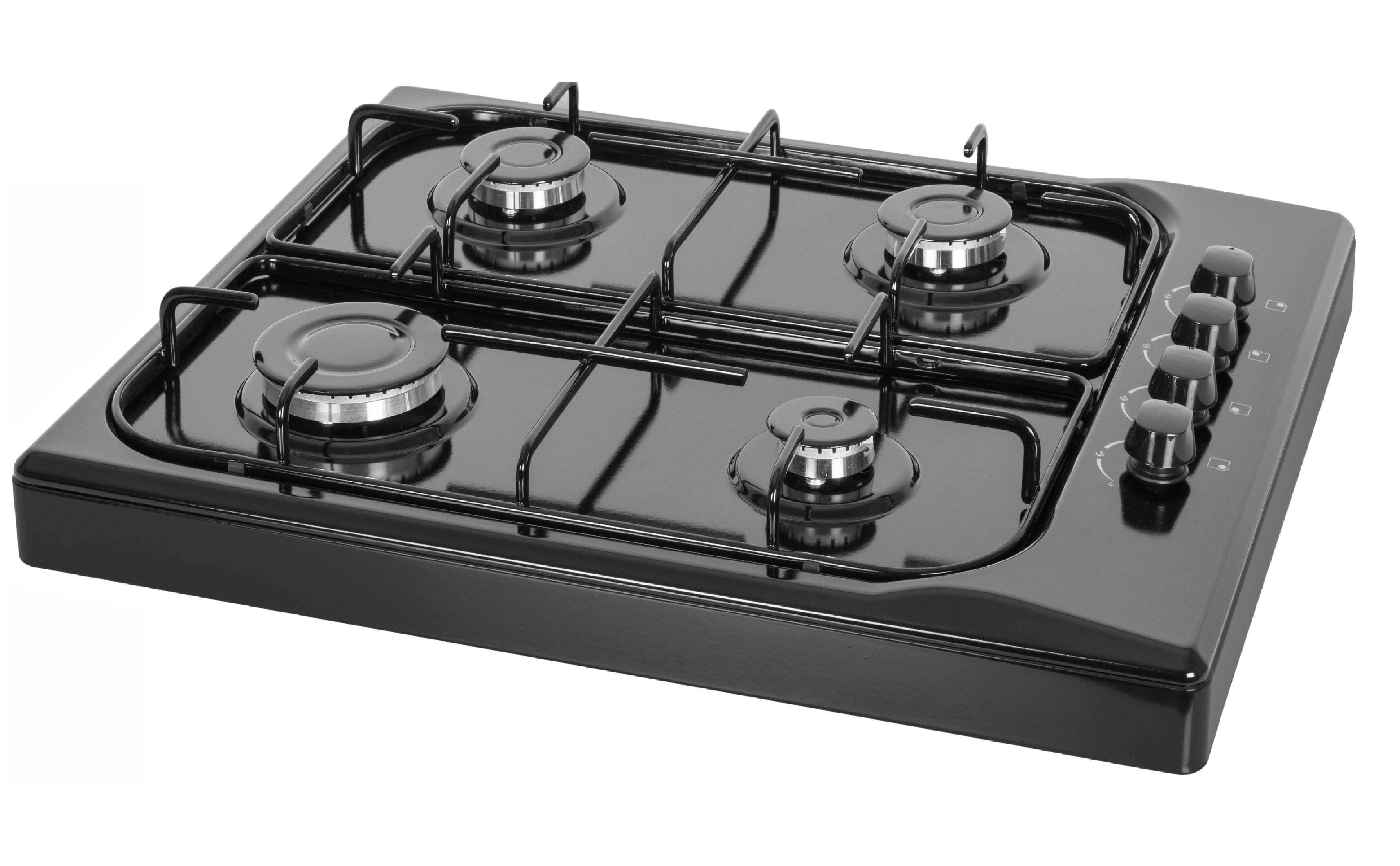 Zilan ZLN-1518 Gaskocher 4-Flammig Schwarz