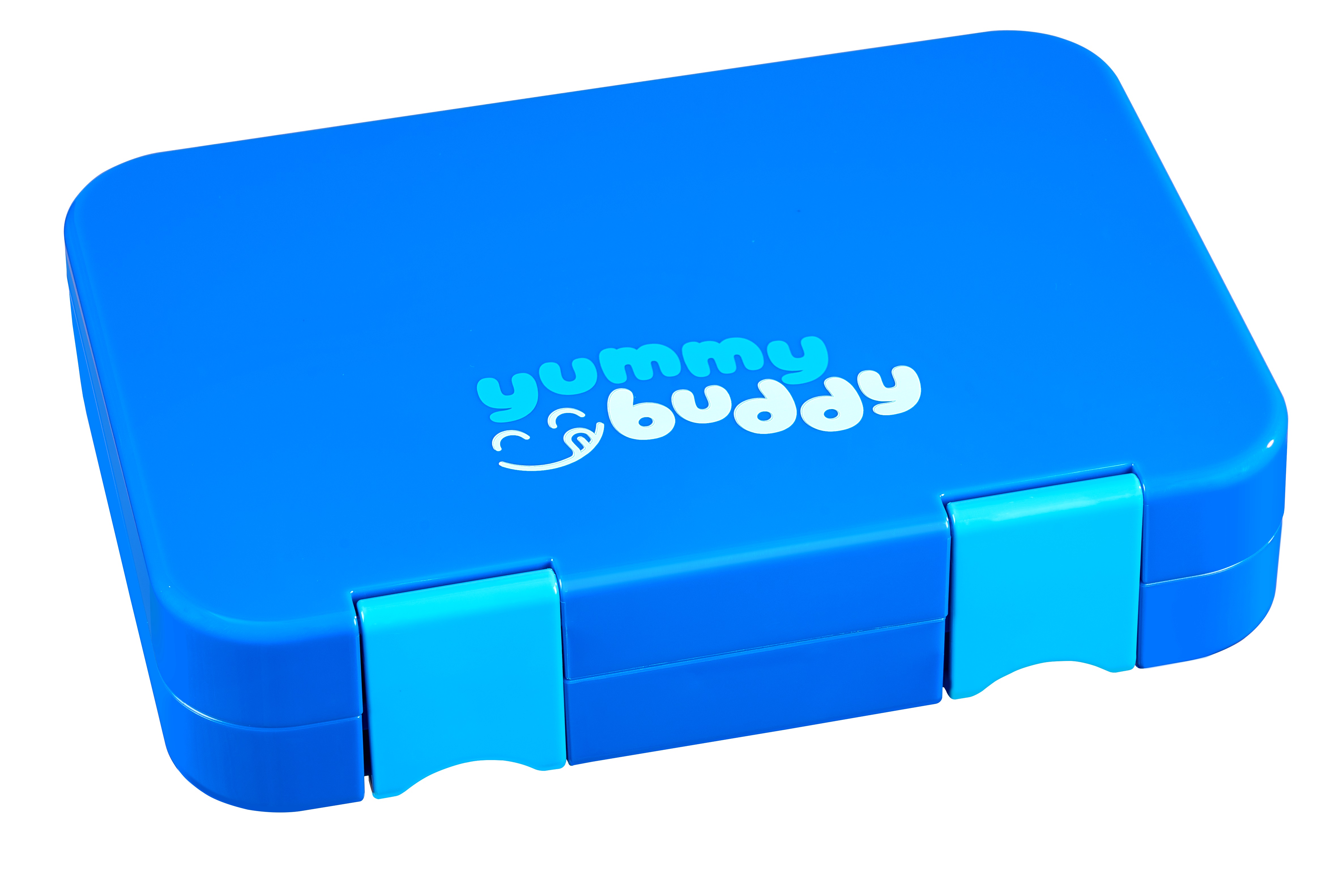 Ecosa yummy buddy Kinder Snackbox mit Fächern Blau